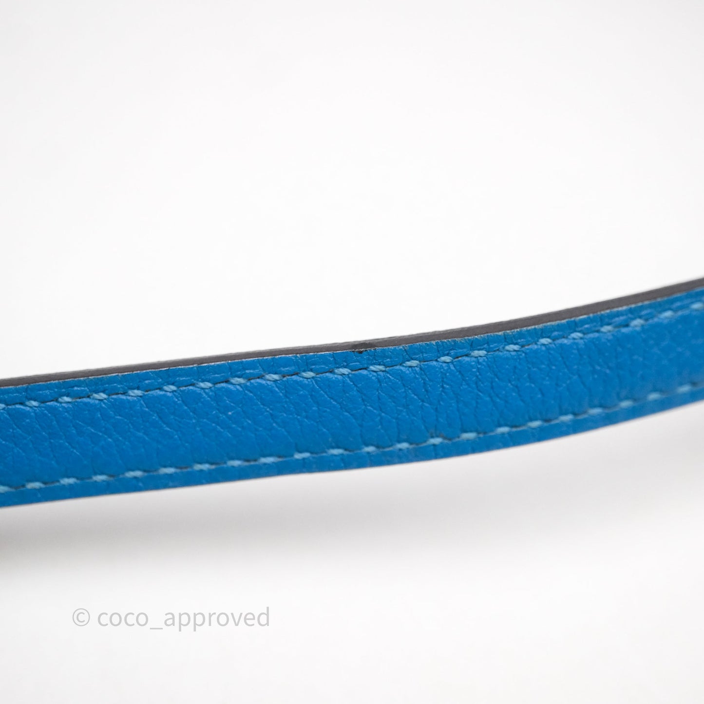 Hermès Roulis Mini 18 Bleu Zanzibar B3 Evercolor Gold Hardware