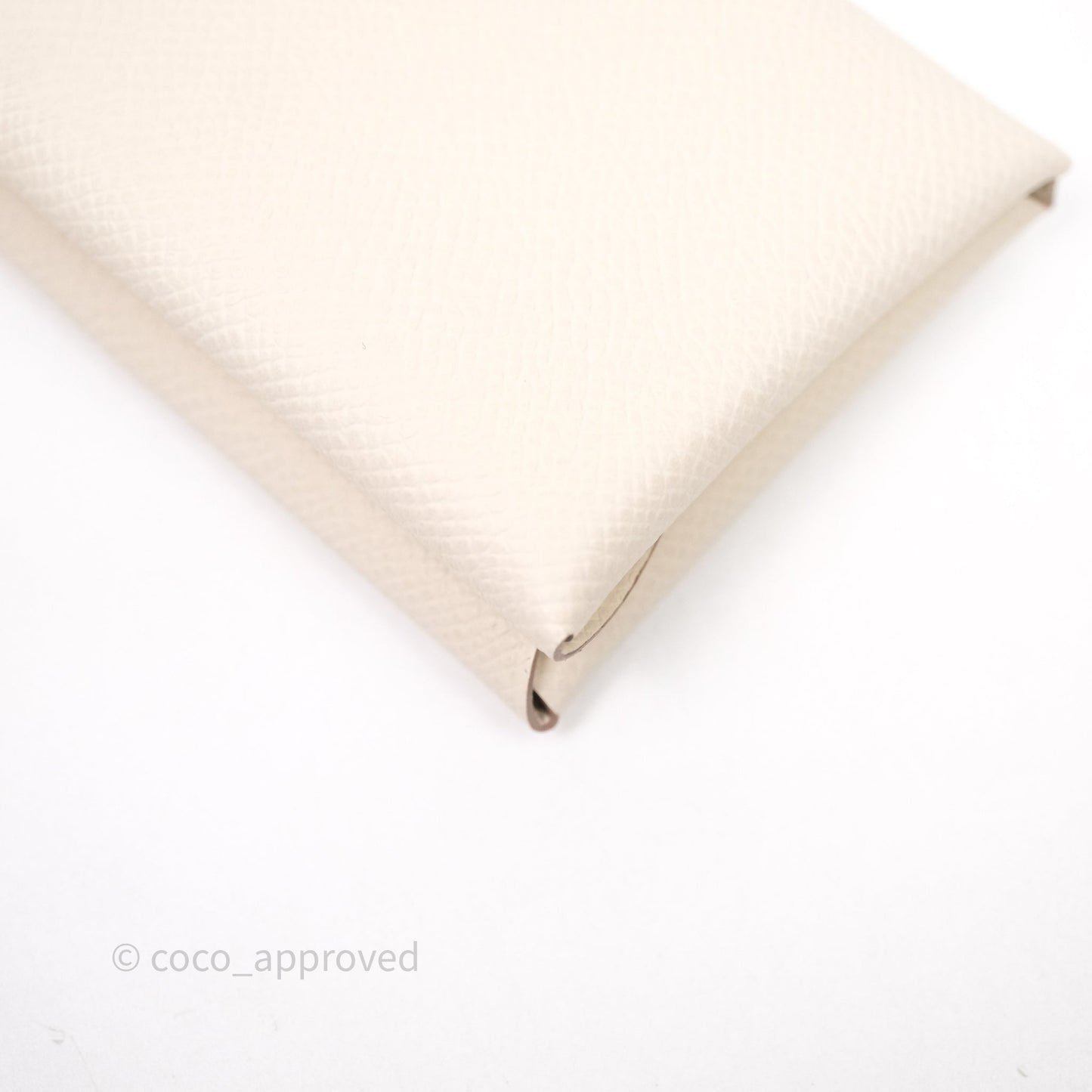 Hermès Calvi Duo Compact Card Holder Beton 8L Epsom