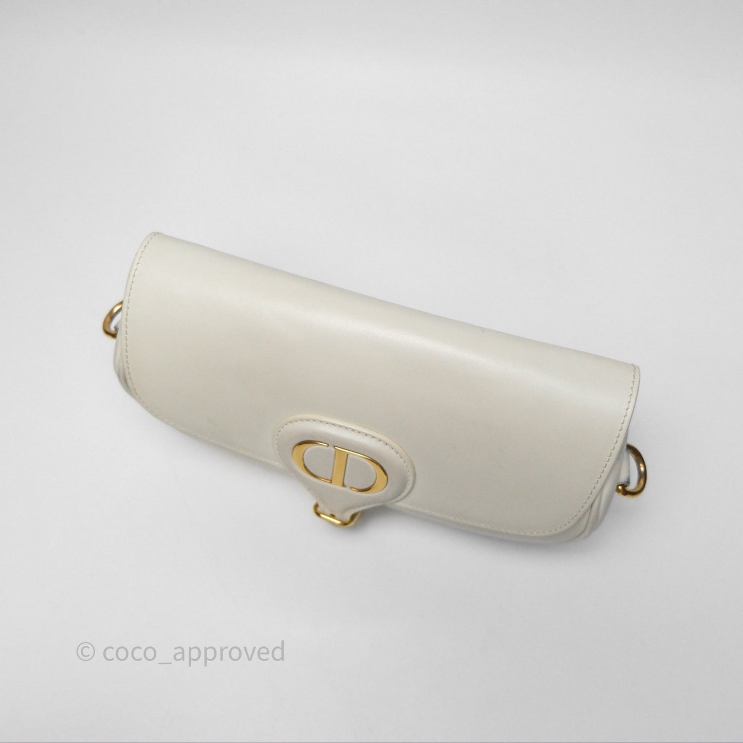 Christian Dior Bobby East-West Bag Calfskin White