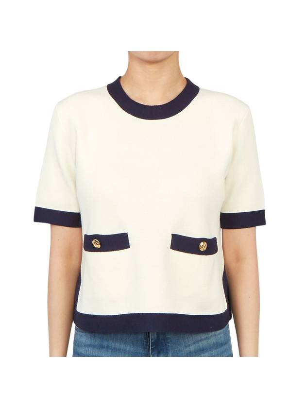 Luxury Gucci Trending 2025 Women's Interlocking Knit Top Beige
