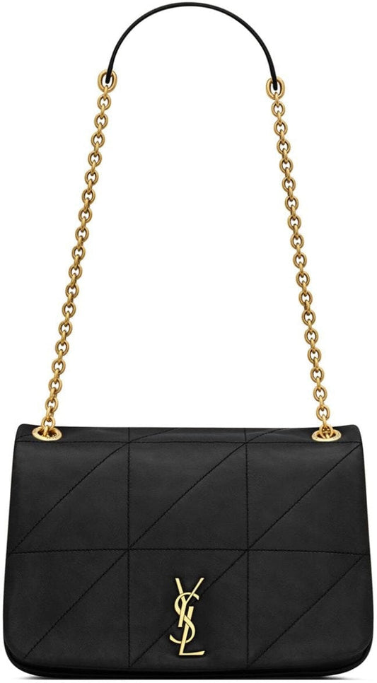 Luxury Saint Laurent Women's Lambskin Jamie Shoulder Bag in Black | Size UNICA | 763475AAB32