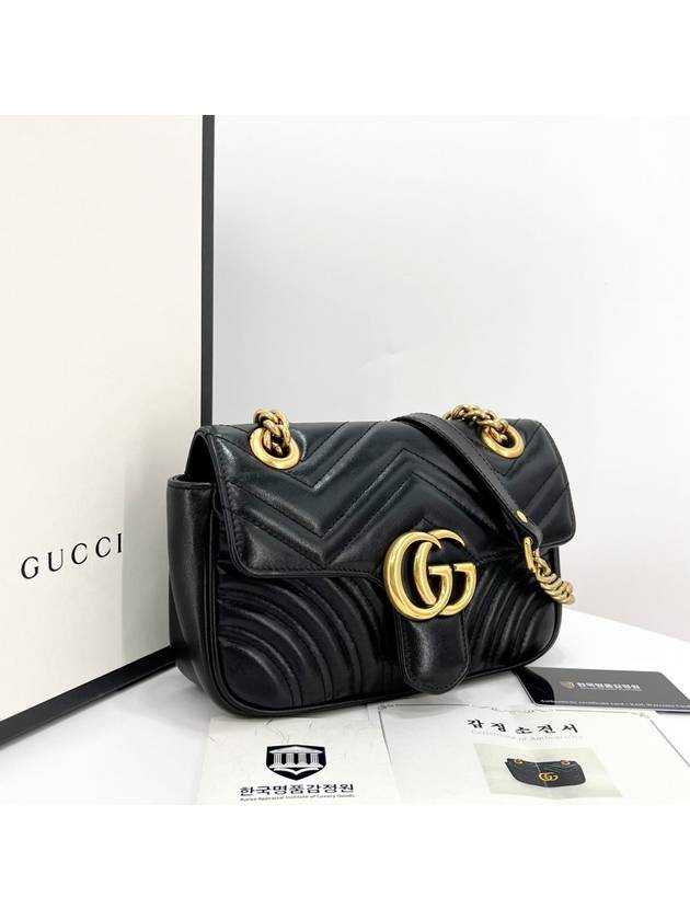 Luxury Gucci Trending 2025 Matelasse mini shoulder bag cross black 446744