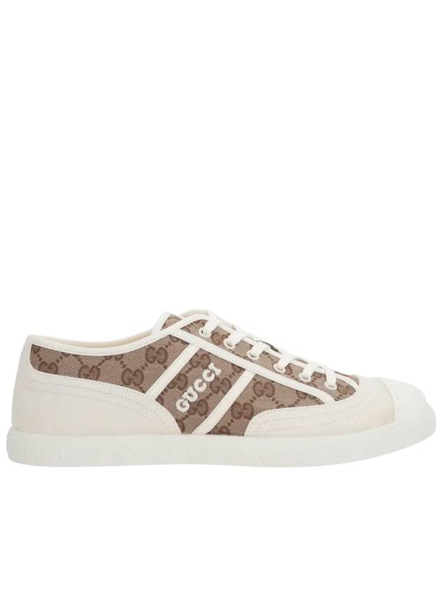 Luxury Gucci Trending 2025 GG Low Top Sneakers Beige Ebony