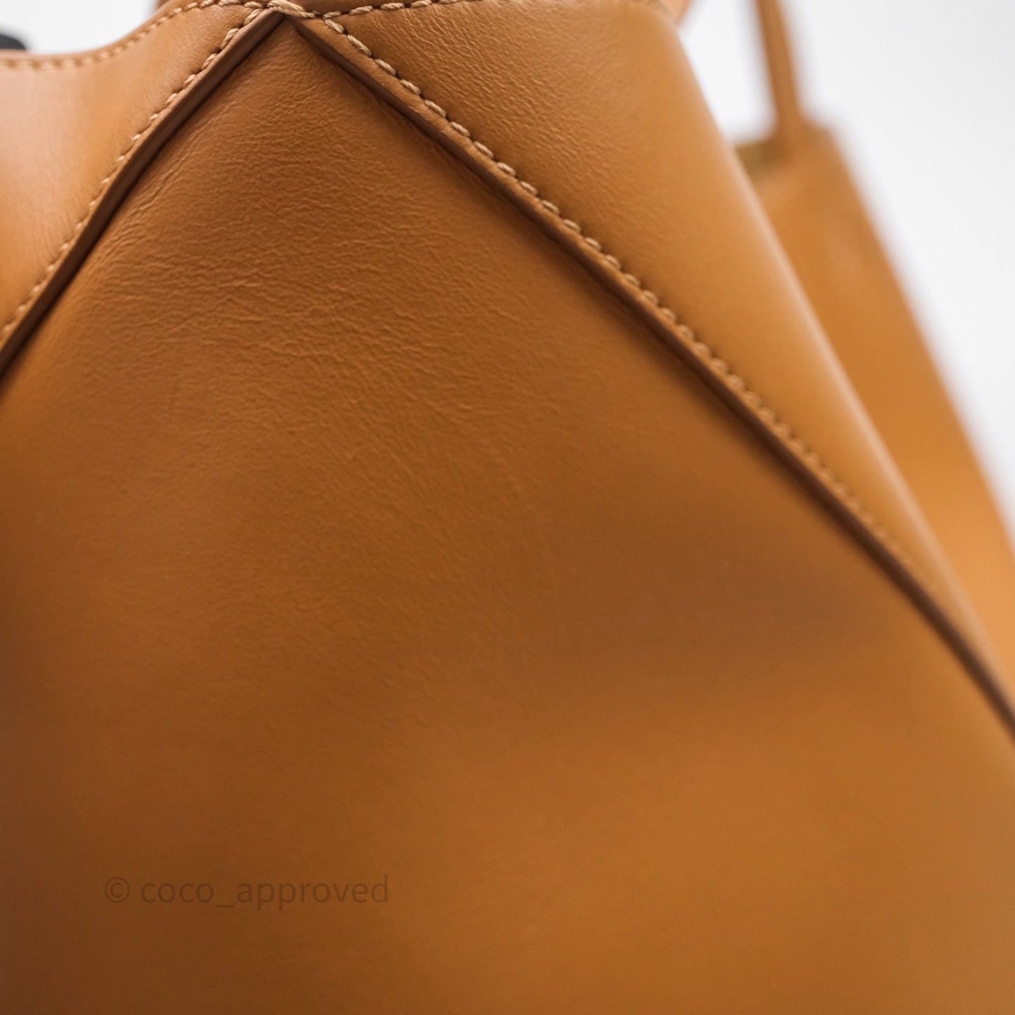 Loewe Puzzle Fold XL Warm Desert Leather Tote Bag
