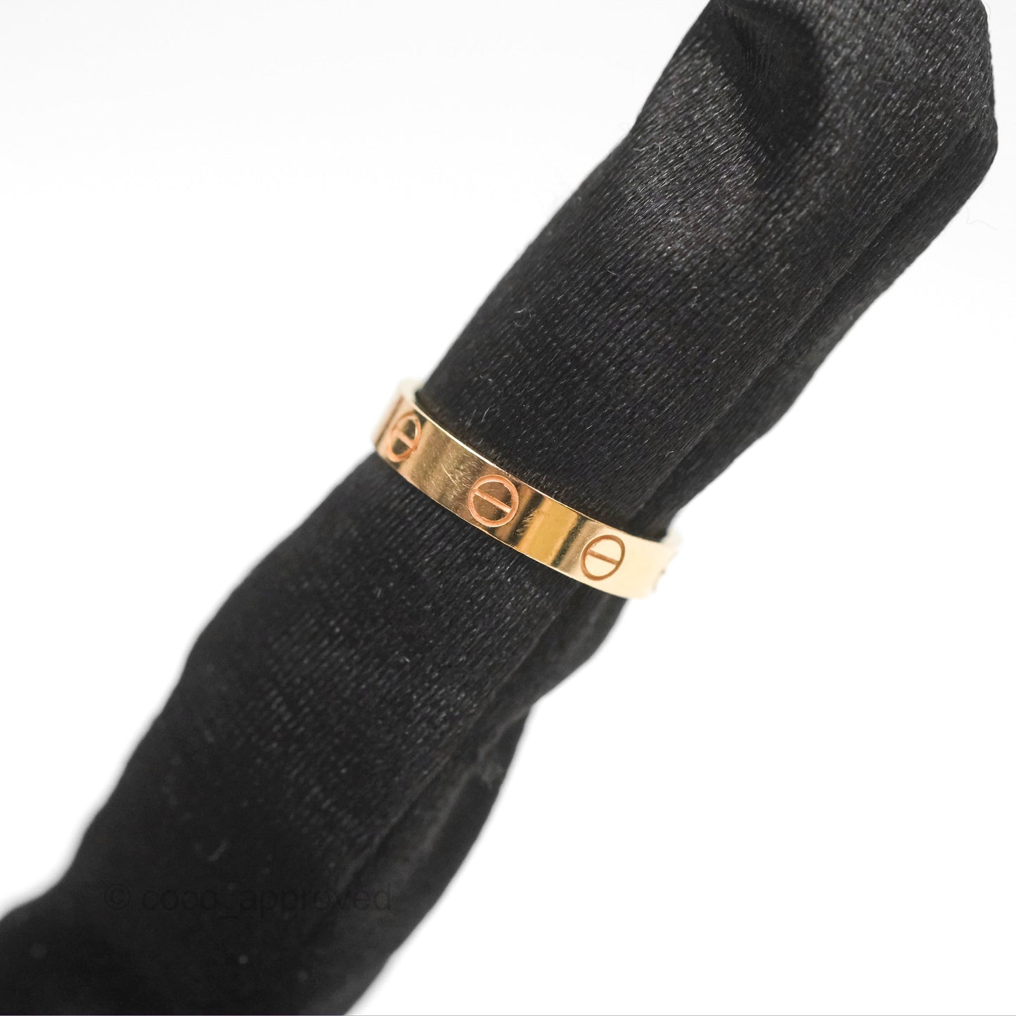 Cartier Love Band & Small Juste Un Clou Ring Set Rose Gold