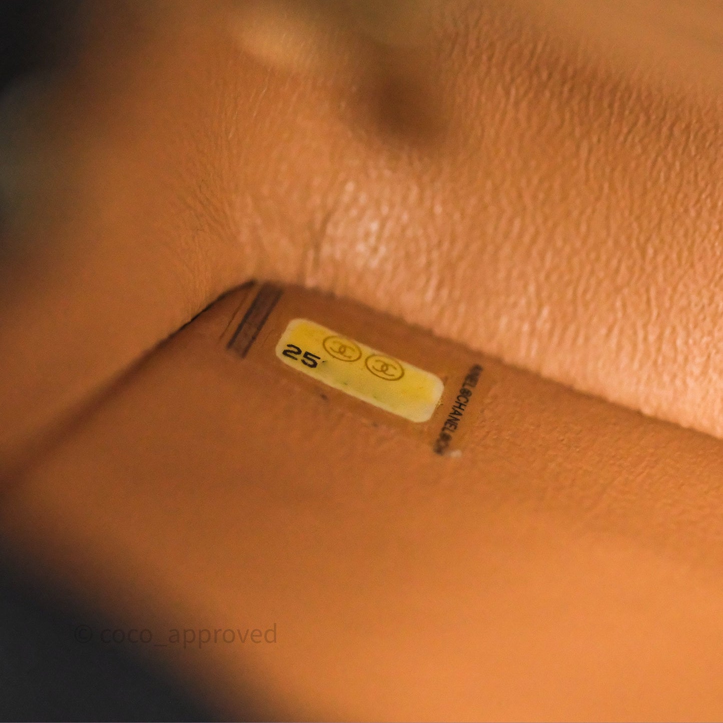 Chanel Mini Rectangular Quilted Dark Beige Caviar Gold Hardware