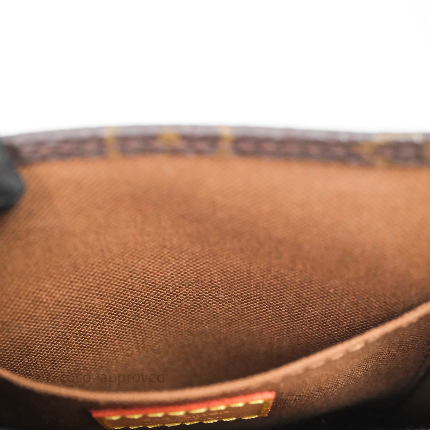 Louis Vuitton Petit Sac Plat Bag Monogram Canvas