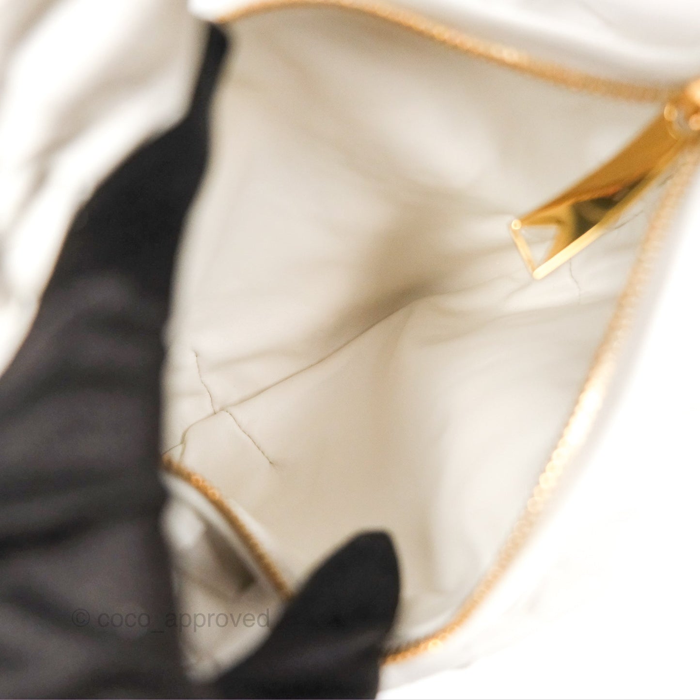 Bottega Veneta Mini Jodie Bag Intrecciato White Lambskin