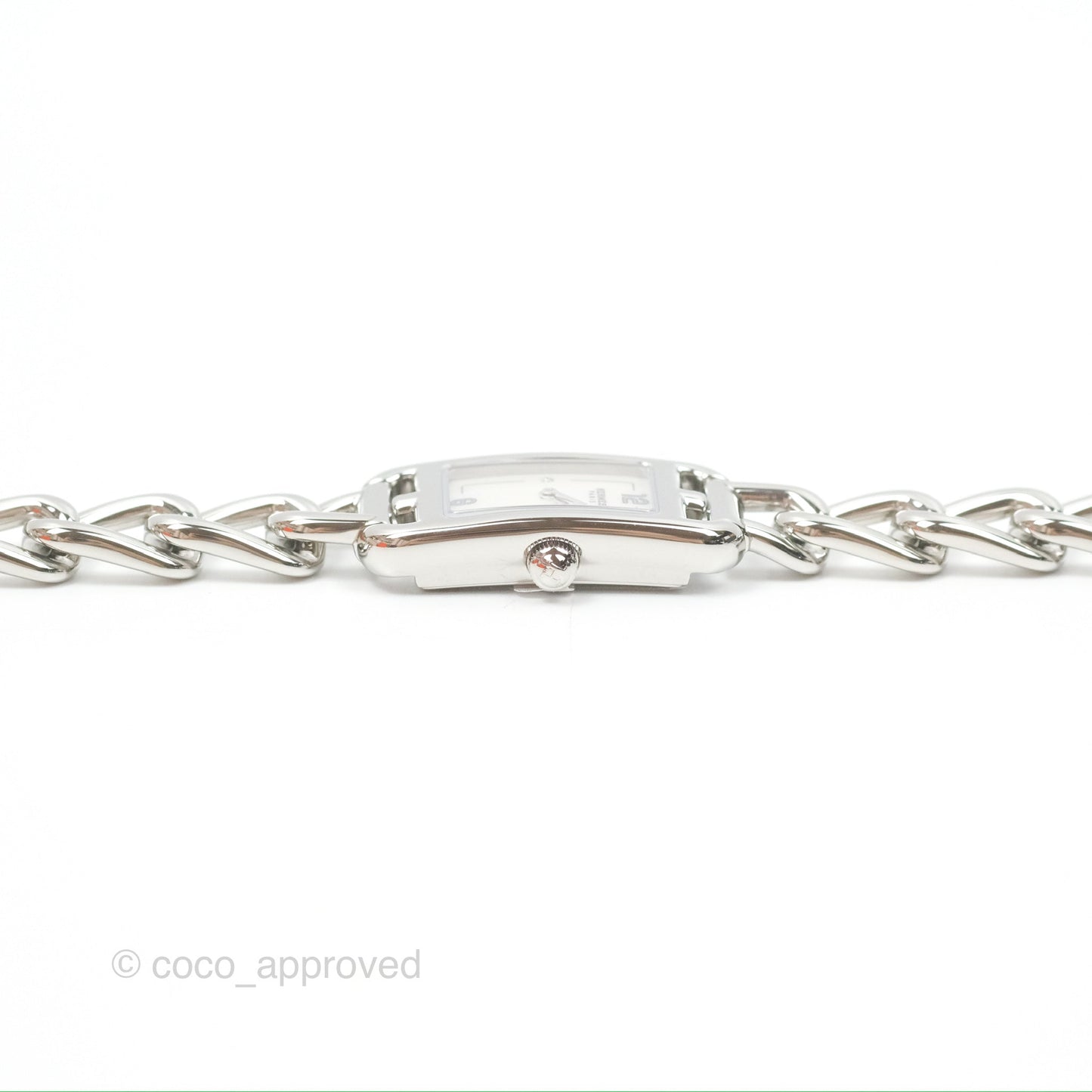 Hermès Nantucket Watch Steel Bracelet Palladium