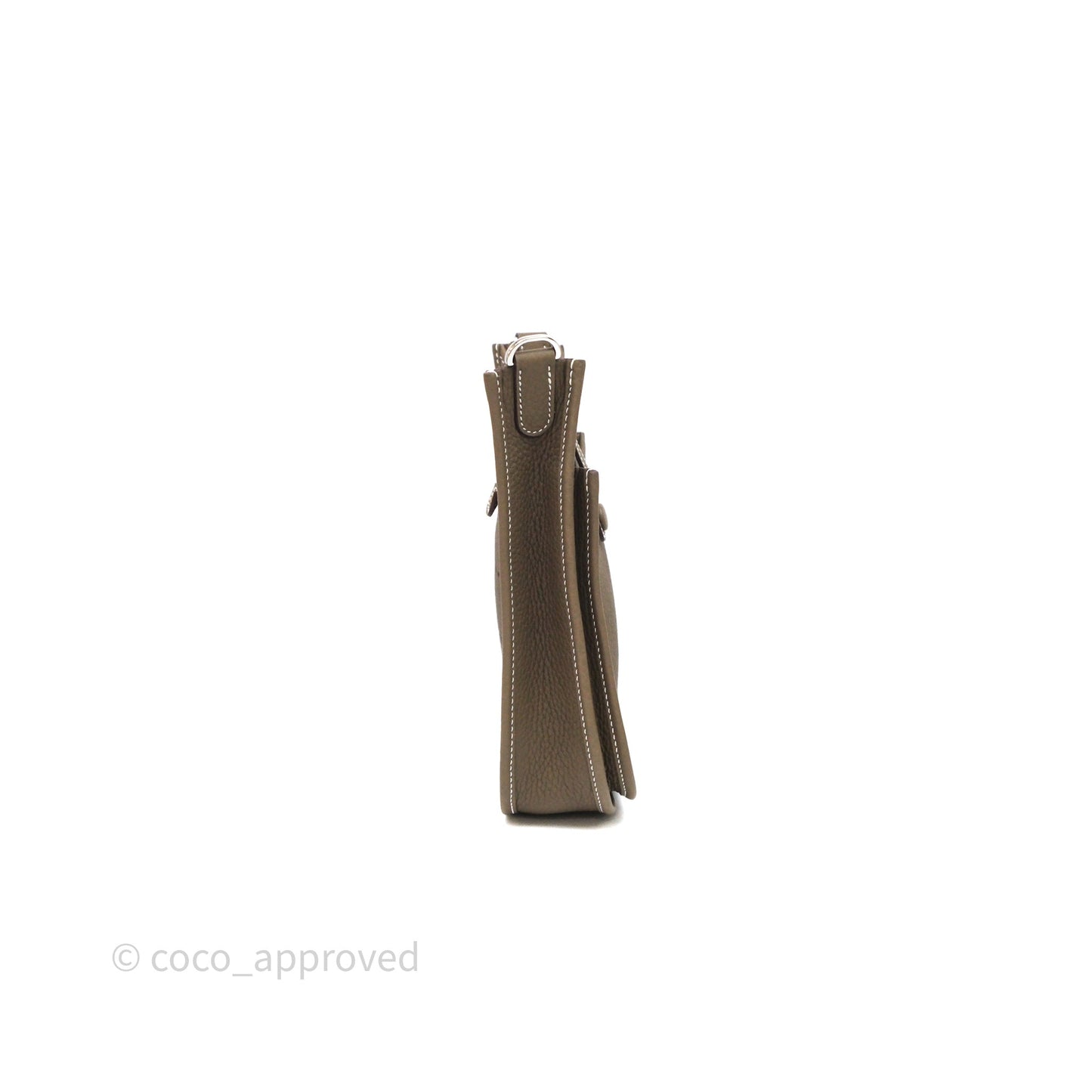 Hermès Evelyne 23 Etoupe 18 Clemence Palladium Hardware