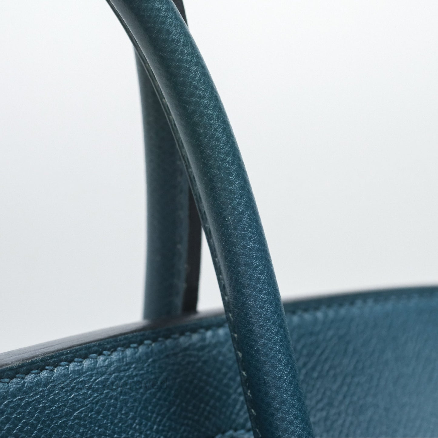 Hermès Birkin 30 Retourne Bleu de Prusse 7P Epsom Gold Hardware