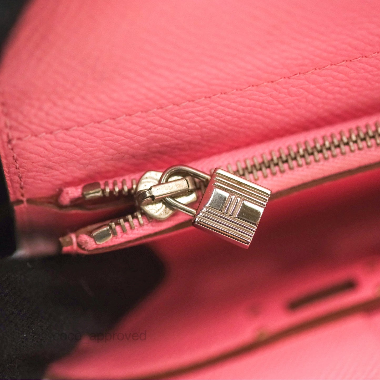 Hermès Small Kelly Wallet Rose Confetti Epsom Palladium Hardware