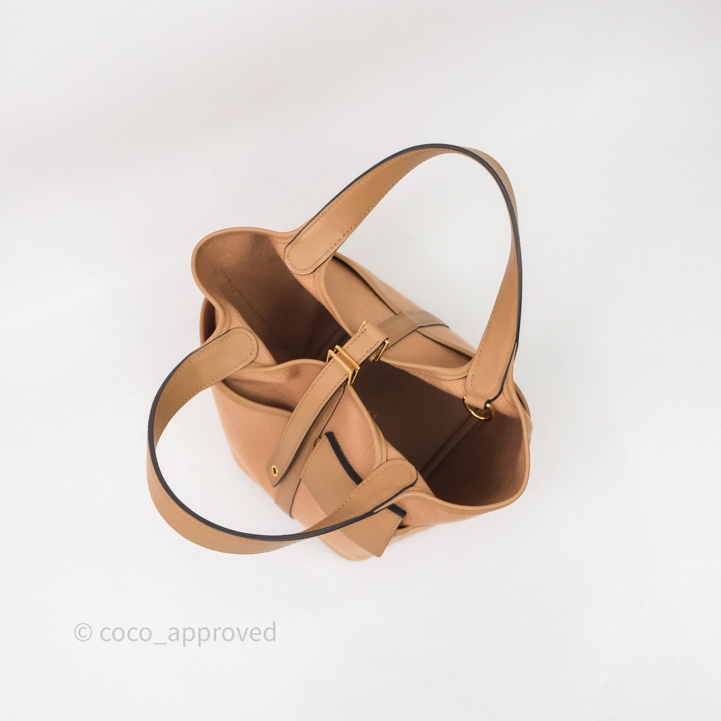 Hermes Picotin Lock 18 Cargo Pockets Chai 0M Goeland/Swift Gold Hardware