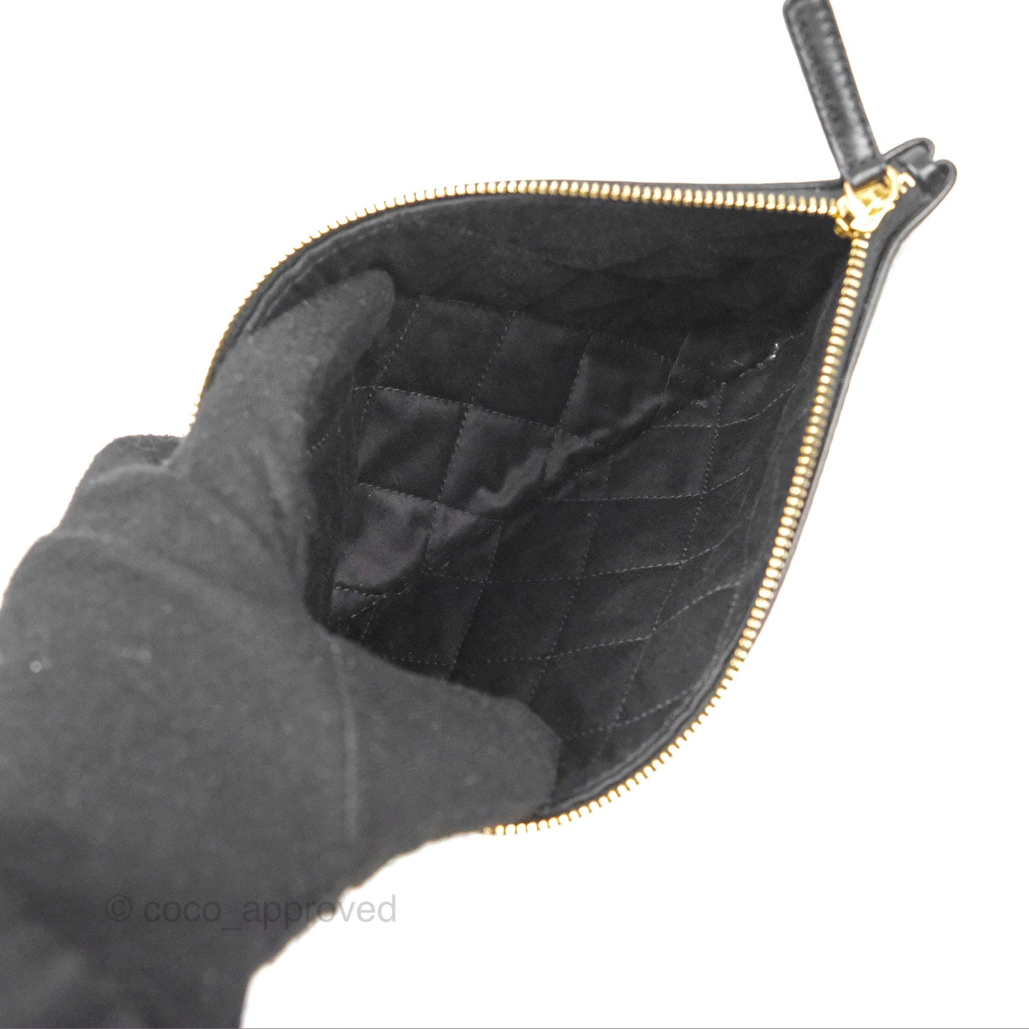 Chanel 22 Small Black Aged Calfskin Aged Gold Hardware