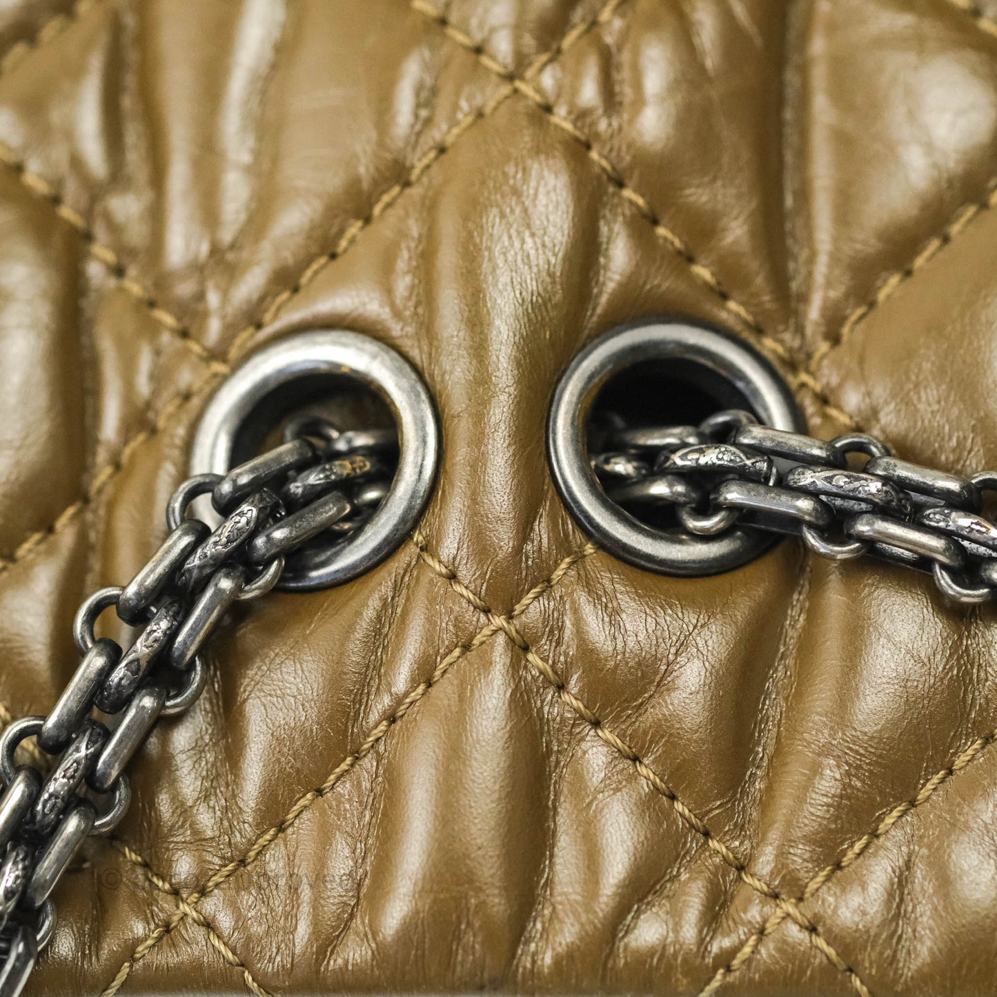 Chanel Reissue Quilted Aged Calfskin Taupe Ruthenium Hardware 227