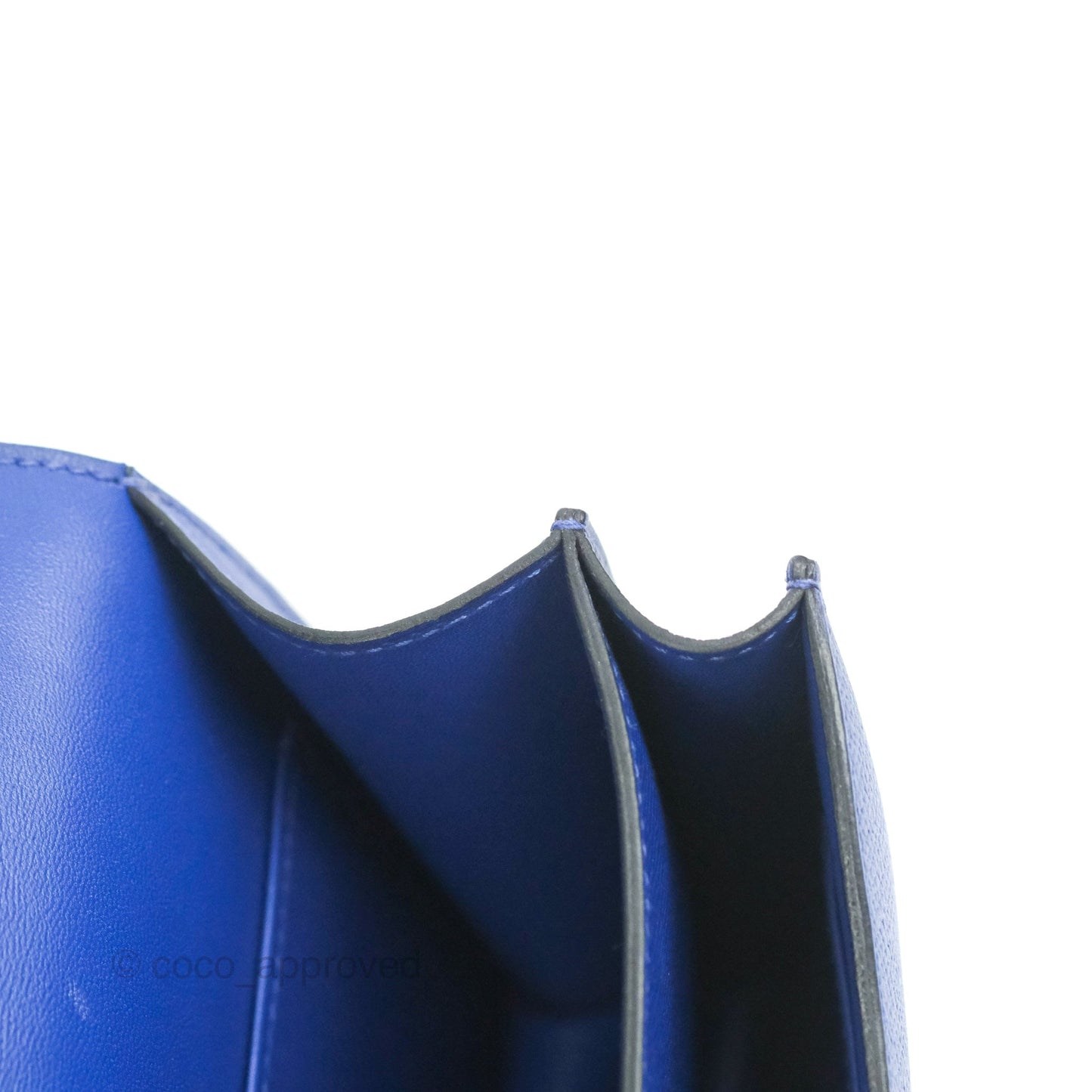 Hermès Constance Mini 18cm Bleu Electric Epsom Gold Hardware