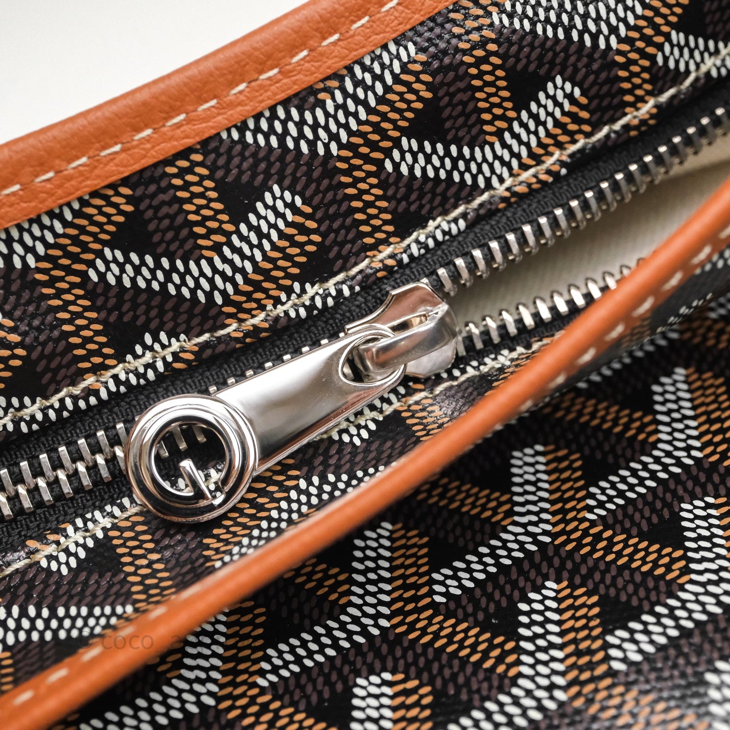 Goyard Bohème Hobo Bag Black & Tan