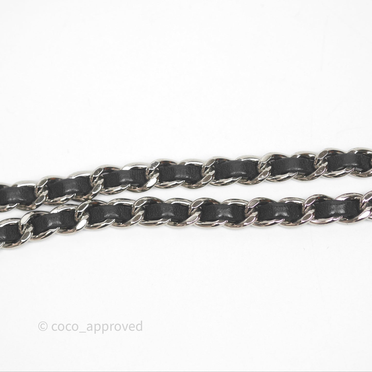 Chanel Quilted WOC Black Lambskin Silver Hardware
