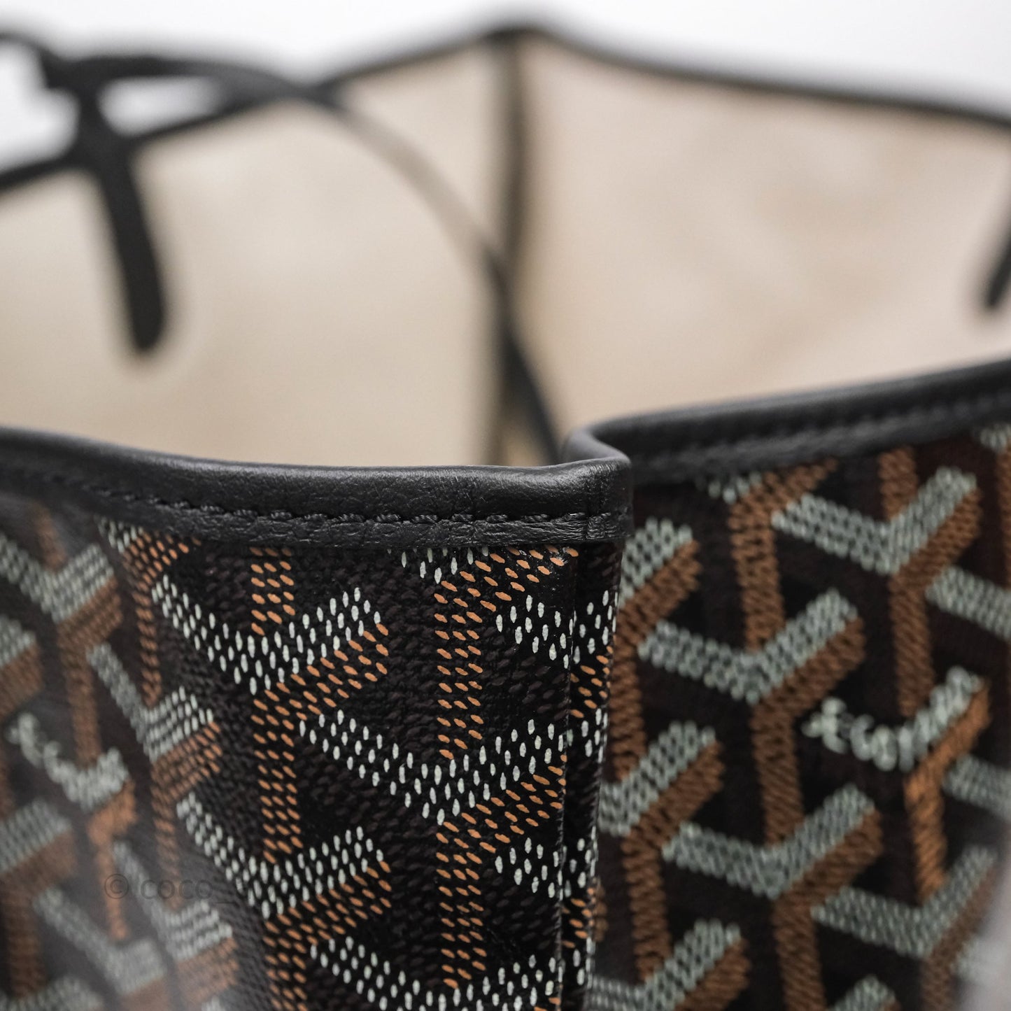 Goyard St Louis Tote PM Black