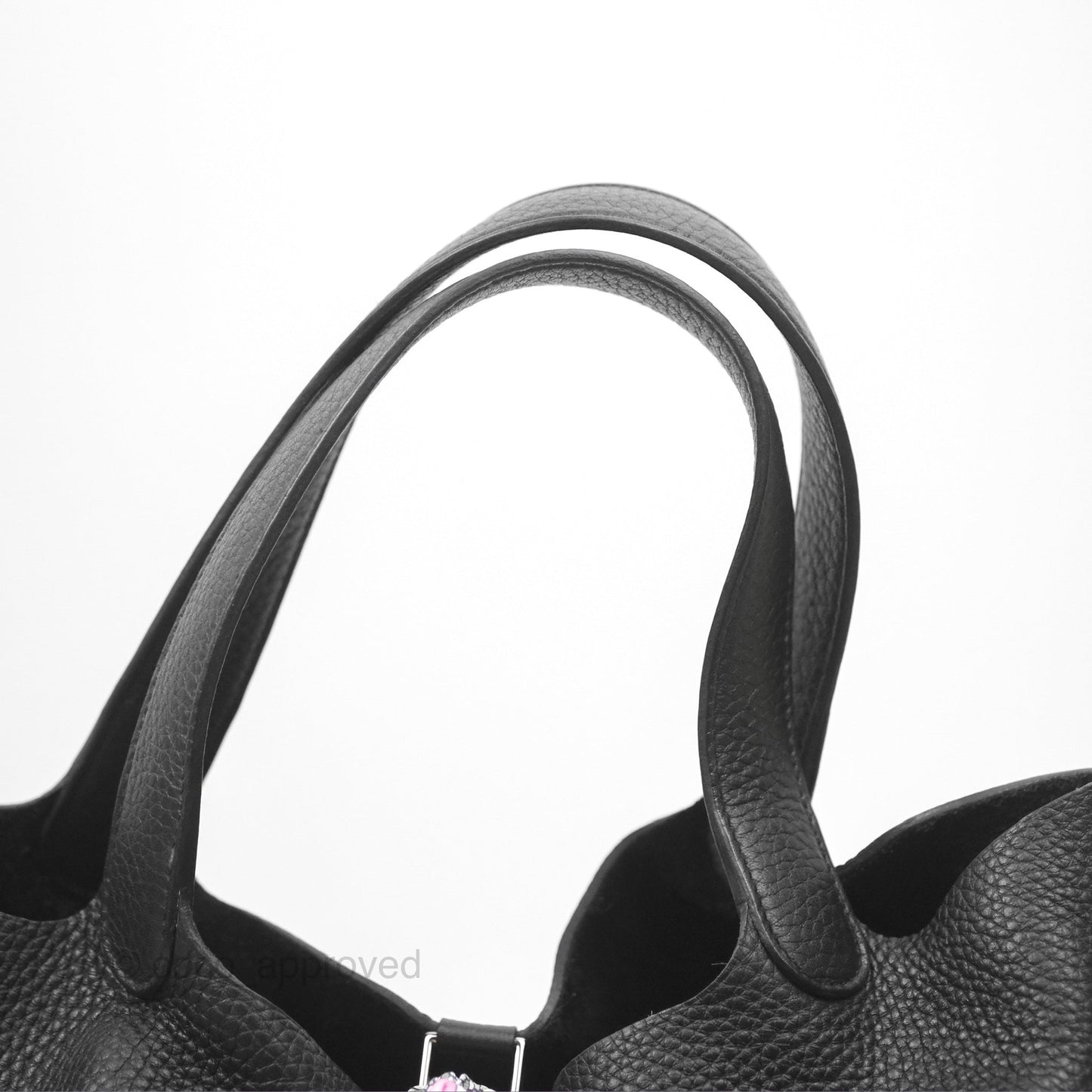 Hermès Picotin 22 Black Noir 89 Clemence Palladium Hardware