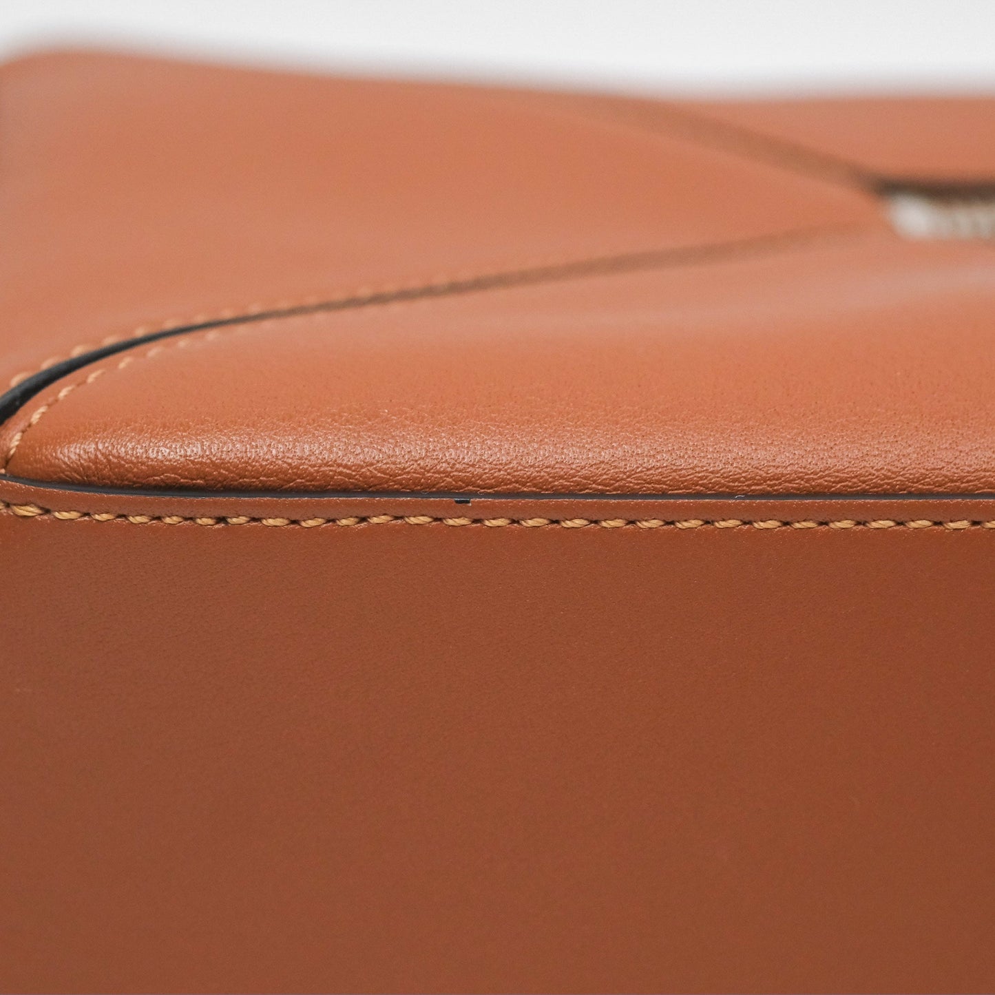 Loewe Small Puzzle Bag Tan Calfskin
