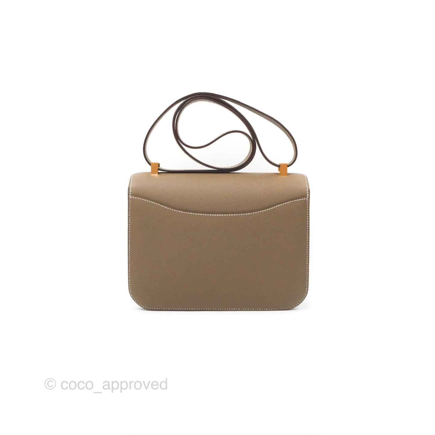 Hermès Constance 24 with Mirror Etoupe Epsom Gold Hardware
