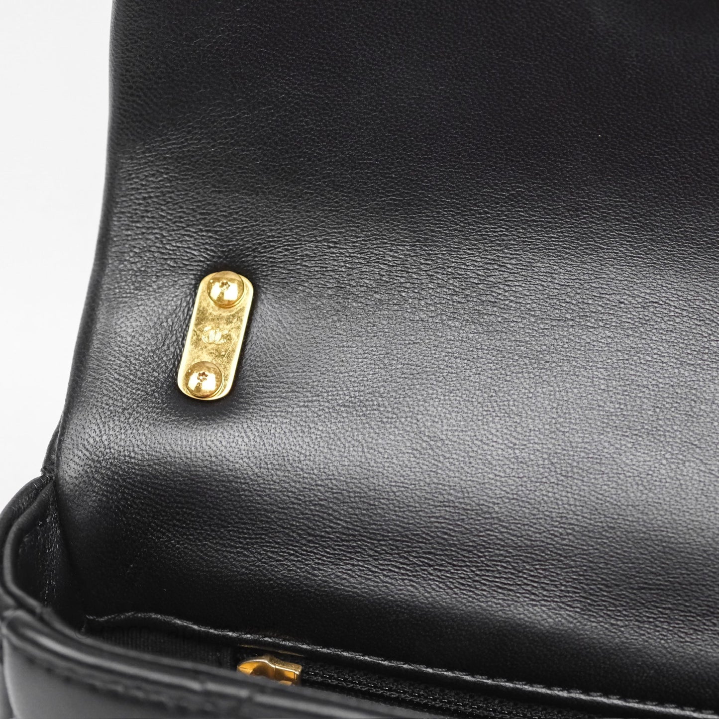 Chanel Small Funky Town Black Lambskin Aged Gold Hardware