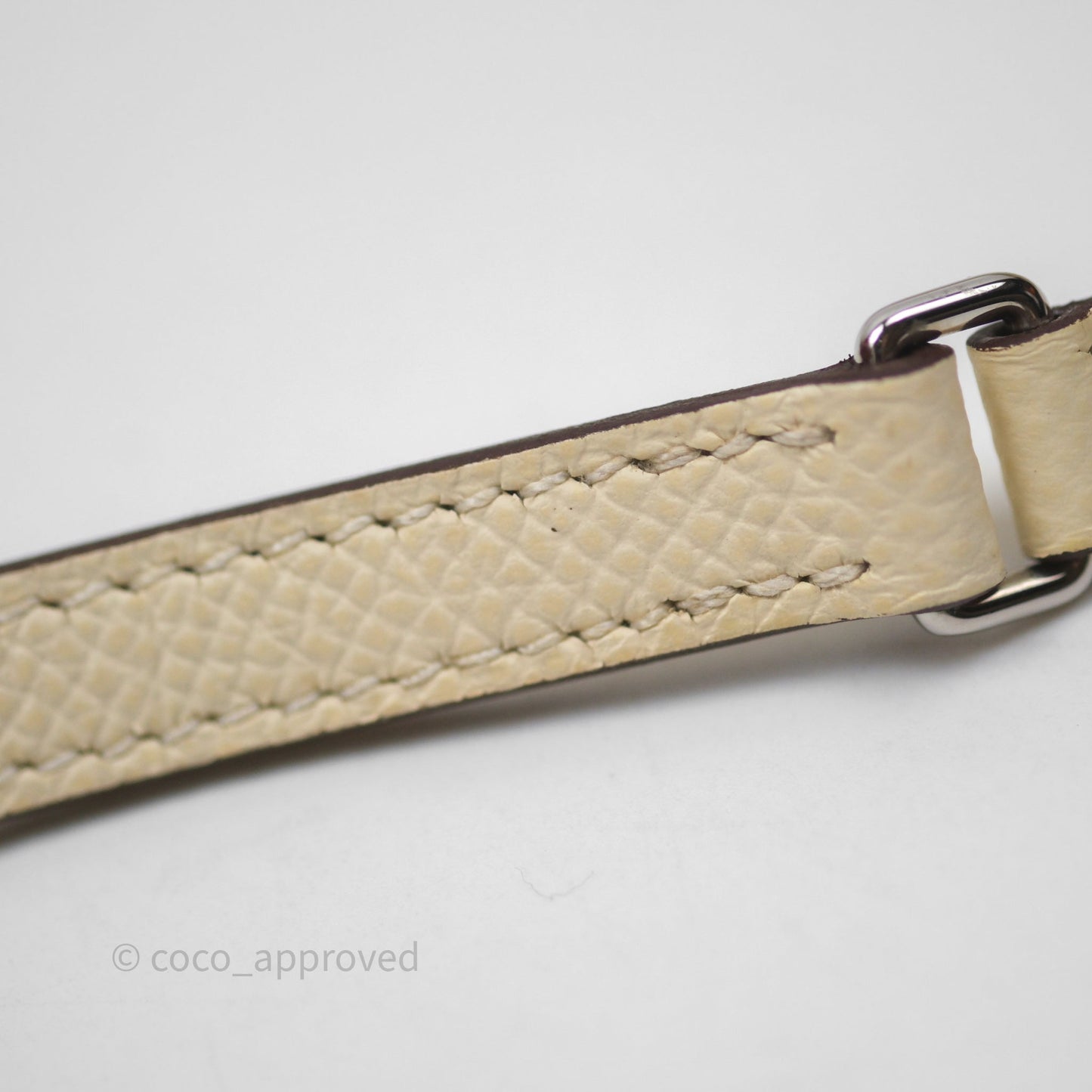Hermès Kelly To Go Wallet Nata I2/ Sesame 2S Epsom Palladium Hardware
