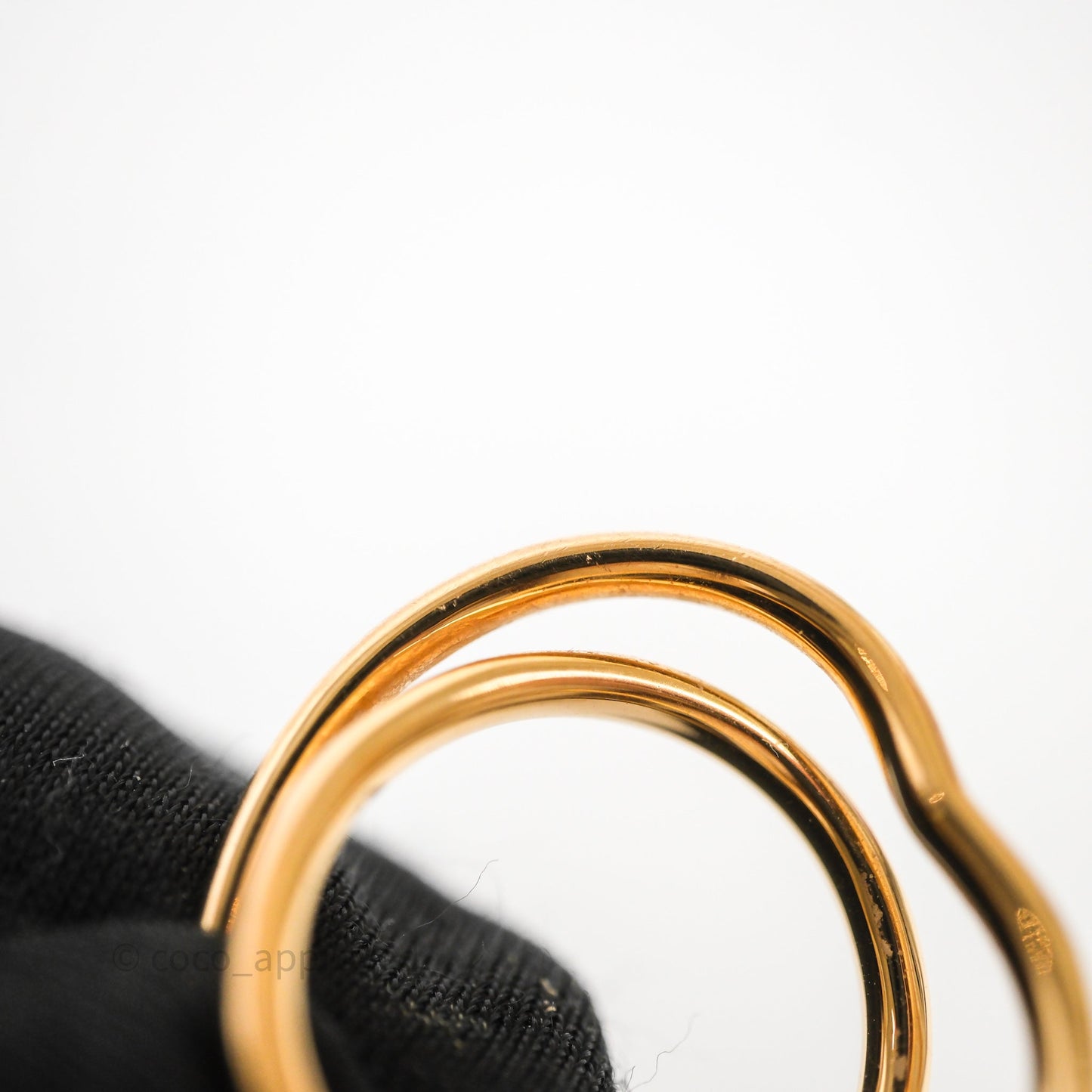 Hermès Vertige Coeur Gold Ring 51MM
