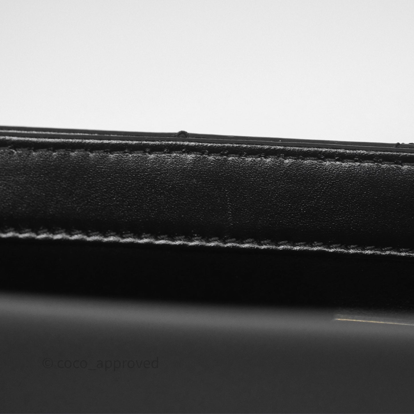 Chanel Quilted Small Perfect Fit Adjustable Black Calfskin Aged Gold Hardware