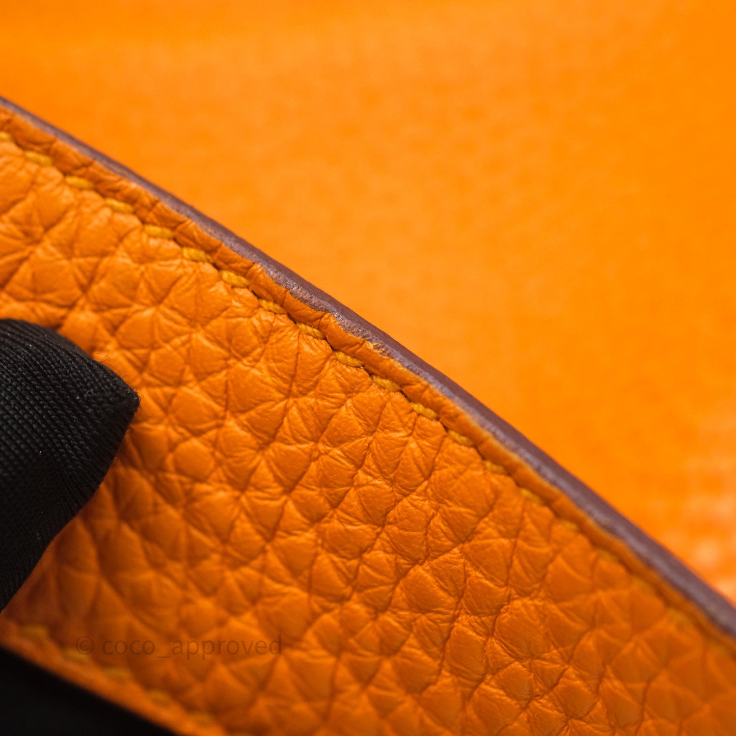 Hermès Lindy 30 Abricot I9 Clemence Palladium Hardware