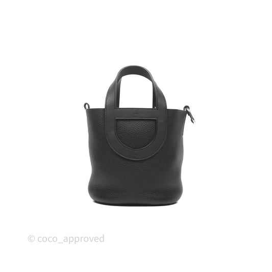 Hermes In-The-Loop 18 Black Noir 89 Clemence Palladium Hardware