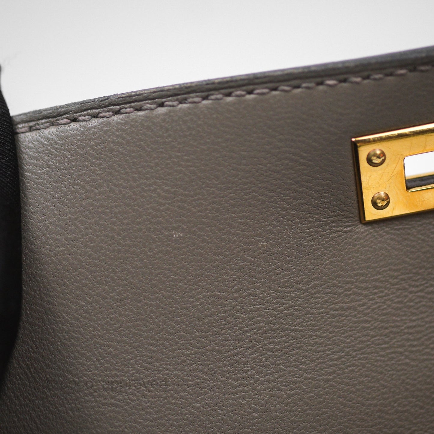 Hermès Mini Kelly II Gris Meyer 0L Epsom Gold Hardware