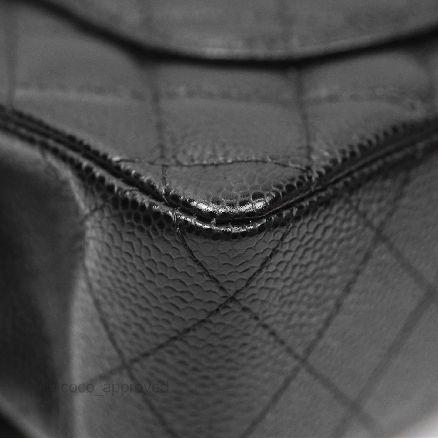 Chanel Small Classic Flap Quilted Black Caviar Gold Hardware