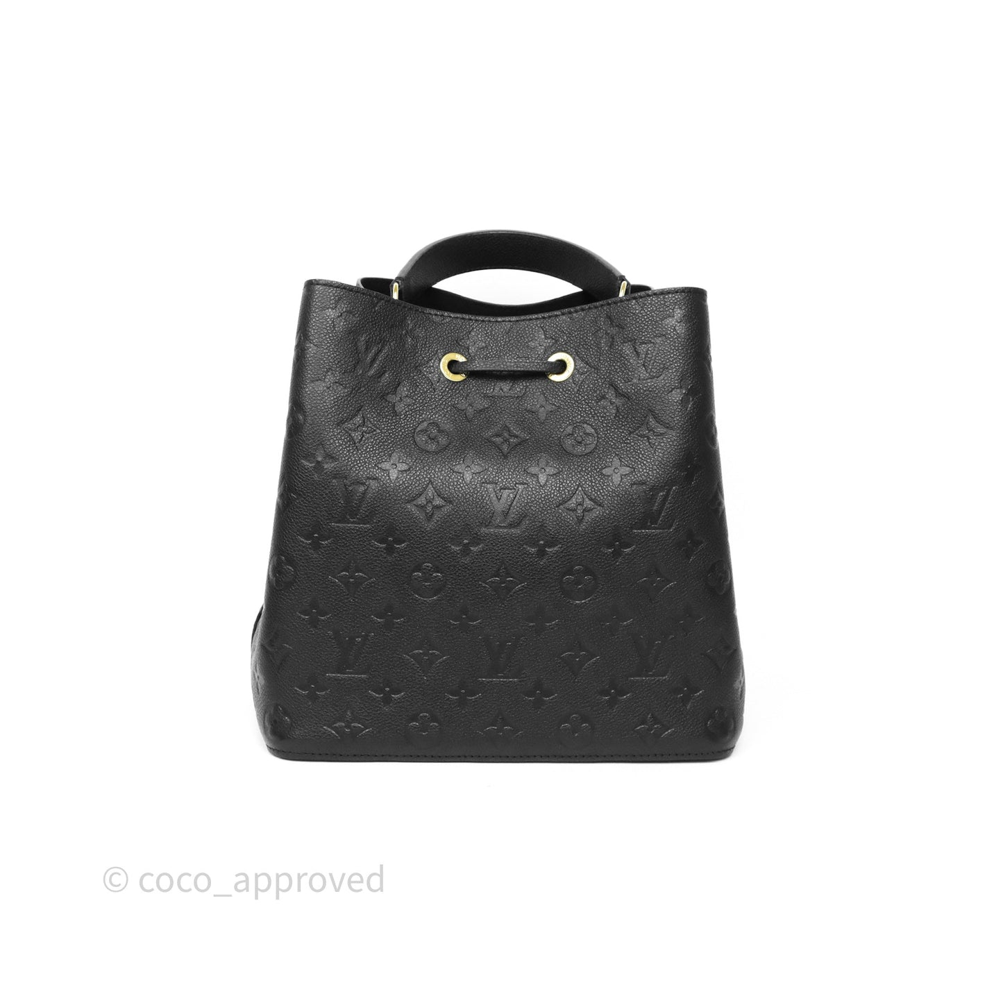 Louis Vuitton NeoNoe MM Monogram Empreinte Leather Black