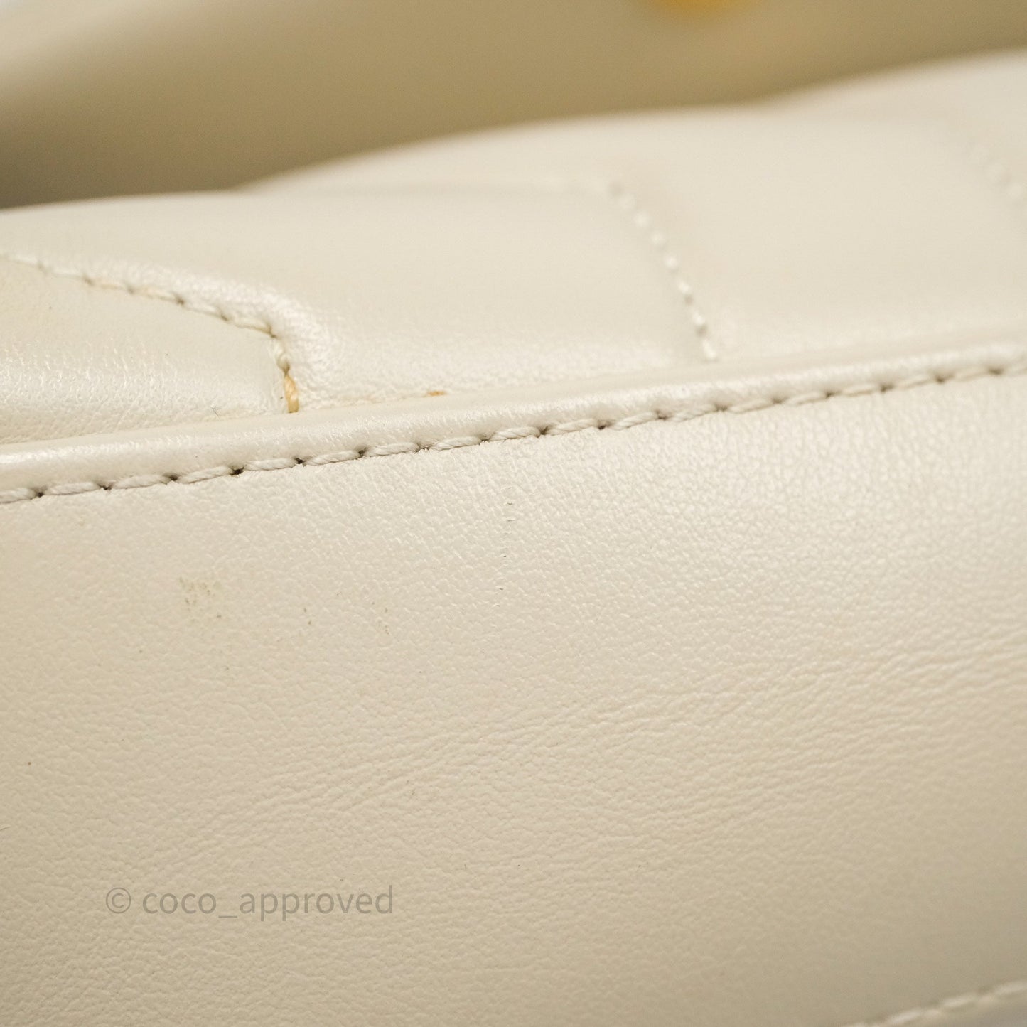 Saint Laurent Small Loulou Flap Bag Beige Calfskin Gold Hardware