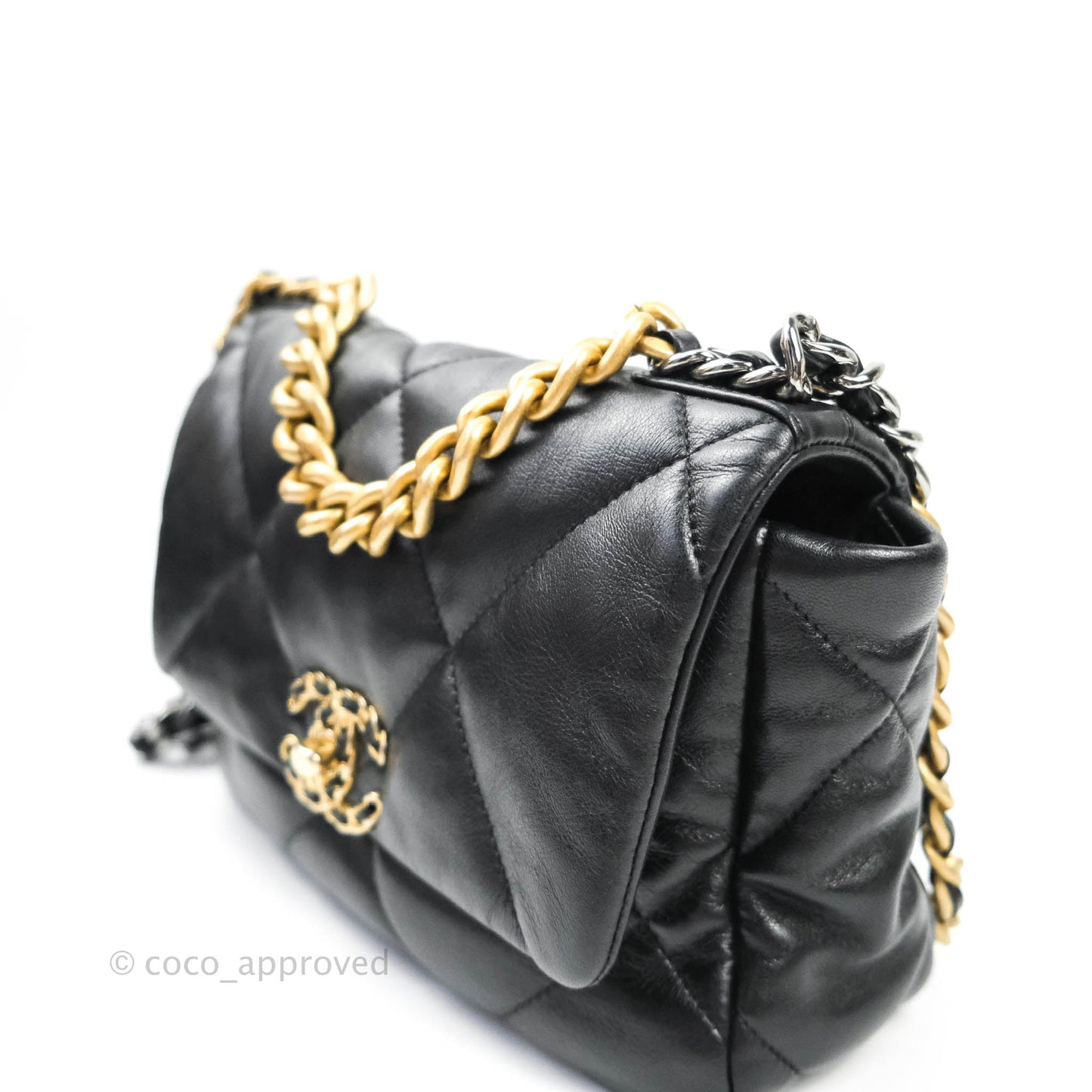 Chanel 19 Small Black Mixed Hardware