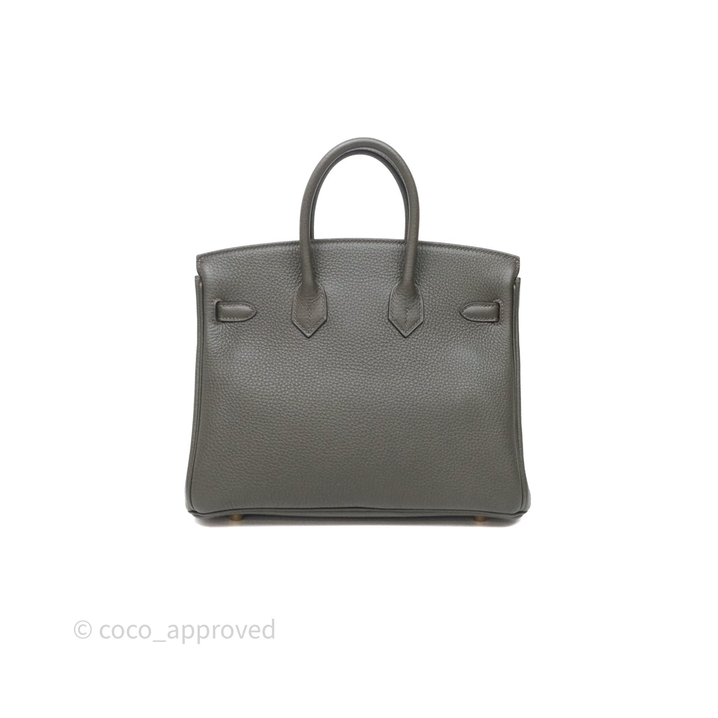Hermès Birkin 25 Vert De Gris Togo Gold Hardware