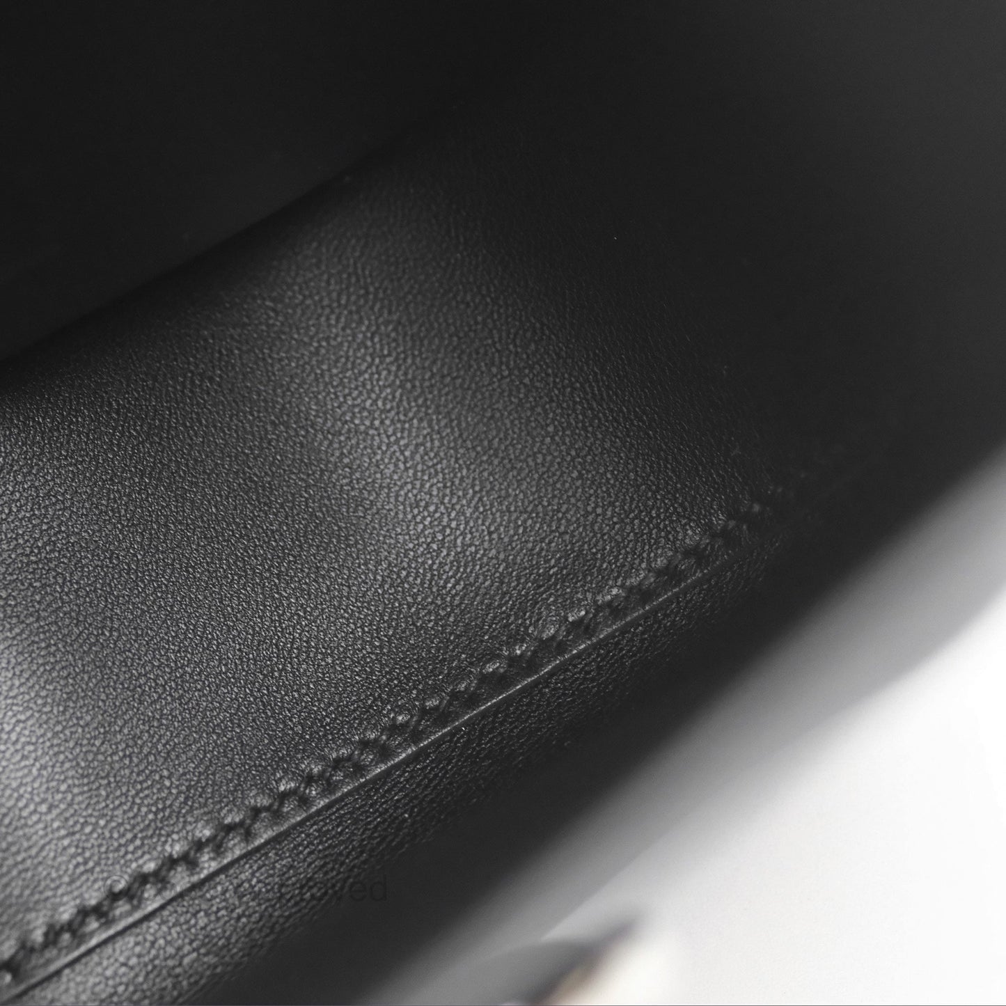 Hermès Della Cavalleria Mini Bag Noir 89 Epsom Palladium Hardware