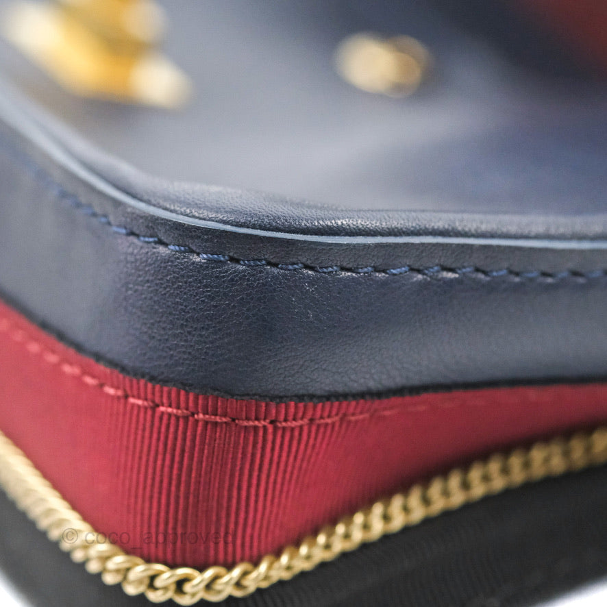 Chanel Nude Reissue 2.55 Medallion Flap 225 Navy Calfskin