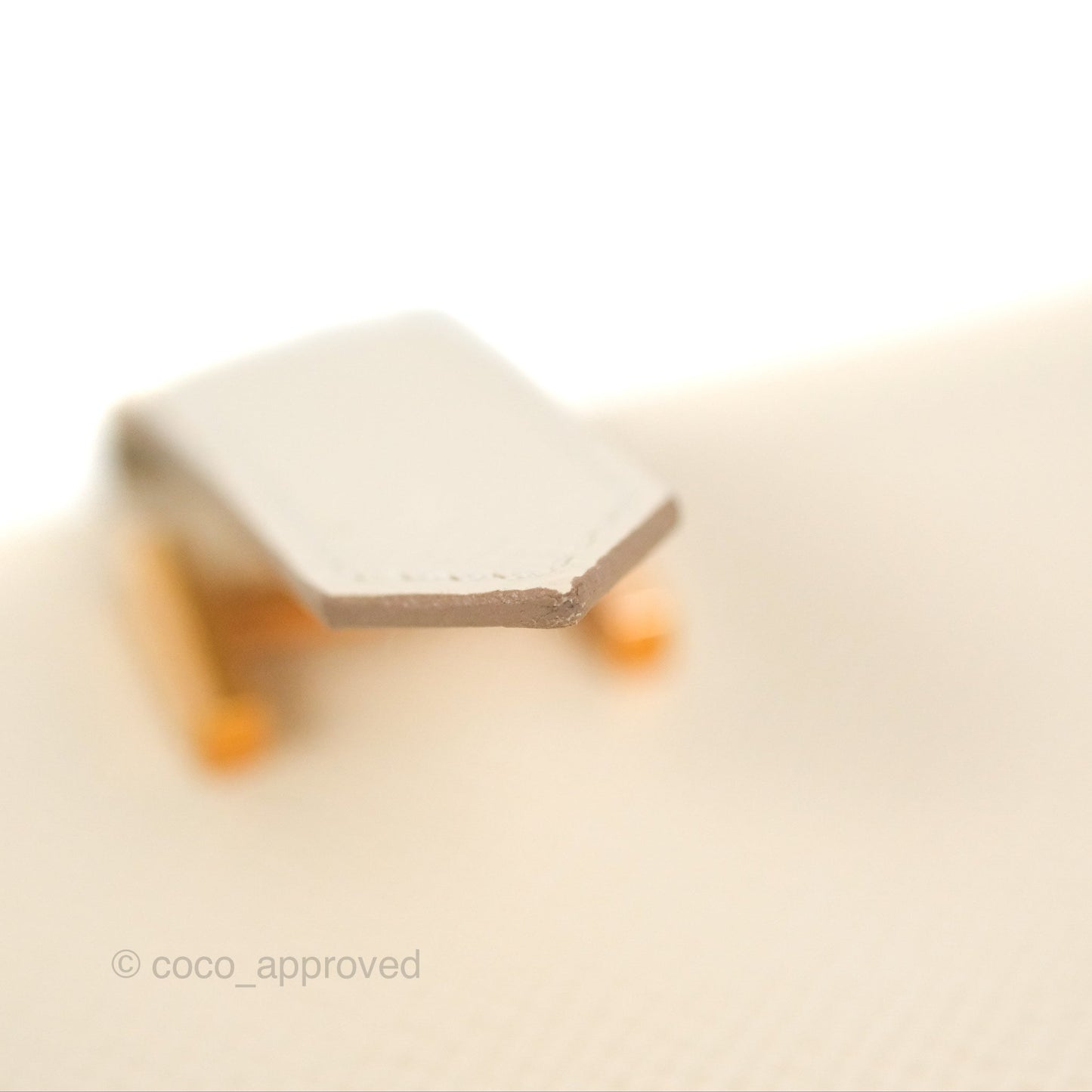 Hermès  Bearn Card Holder Nata Epsom Rose Gold Hardware