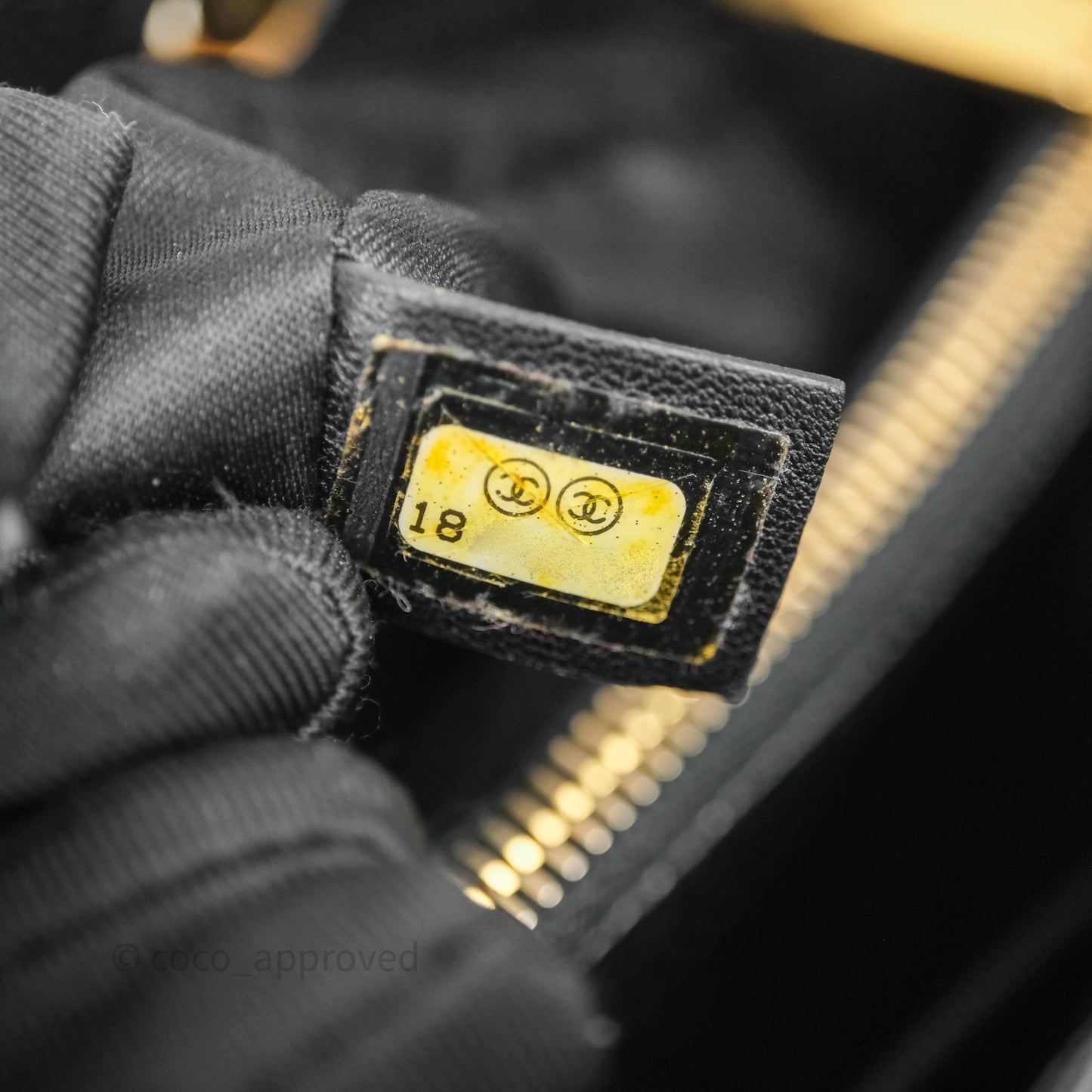 Chanel GST Black Caviar Gold Hardware