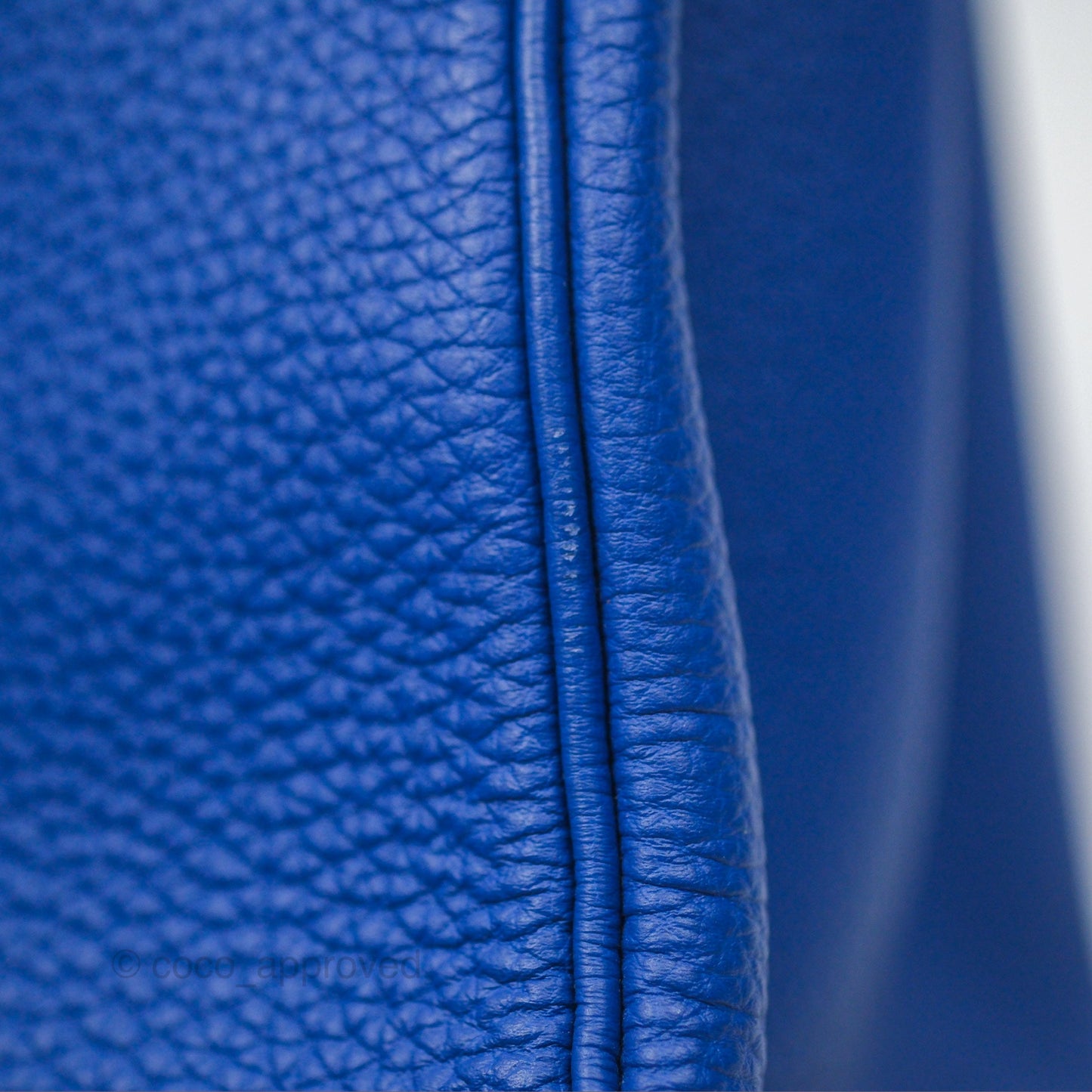 Hermès Birkin 30 Retourne HSS Blue Gris Clemence Brushed Gold Hardware