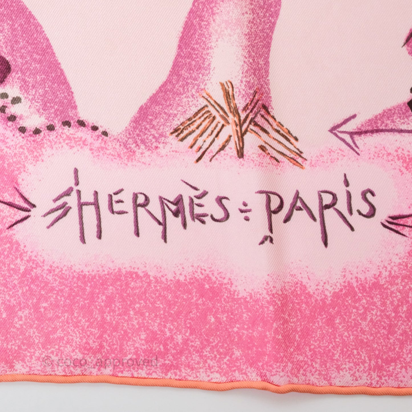 Hermes Premieres Mains Silk Scarf 90