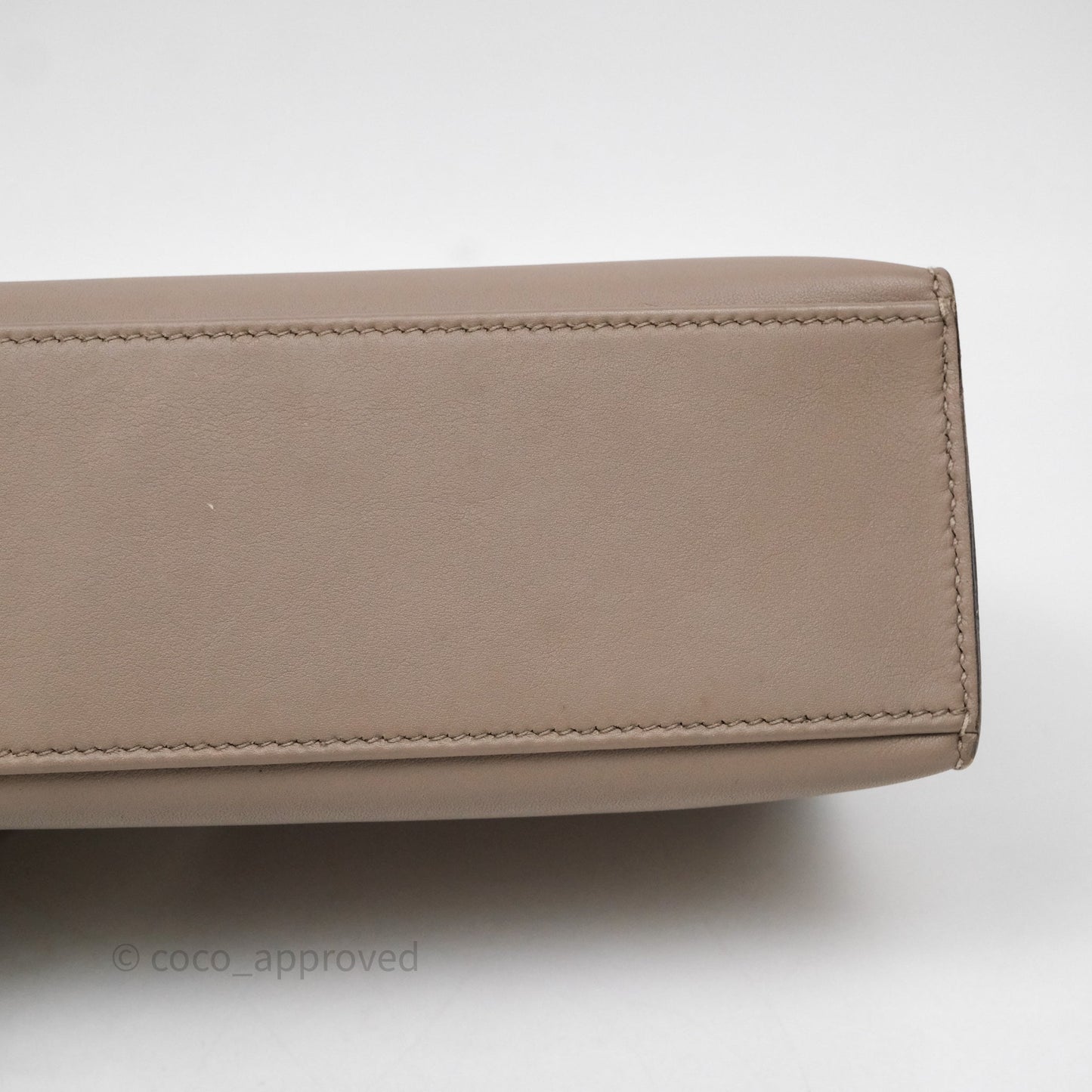 Hermès Kelly Pochette Gris Asphalte M8 Swift Gold Hardware