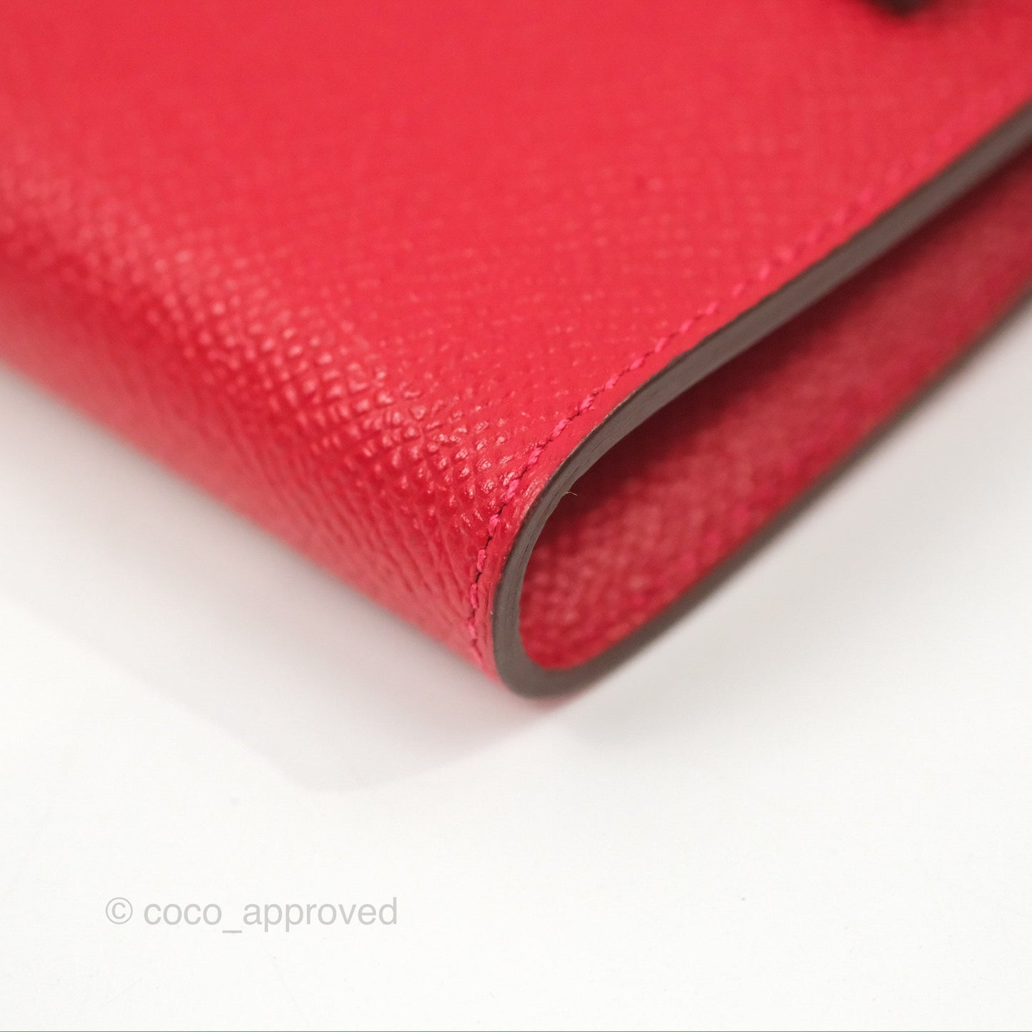 Hermès Kelly Wallet Rouge Casaque Epsom Gold Hardware