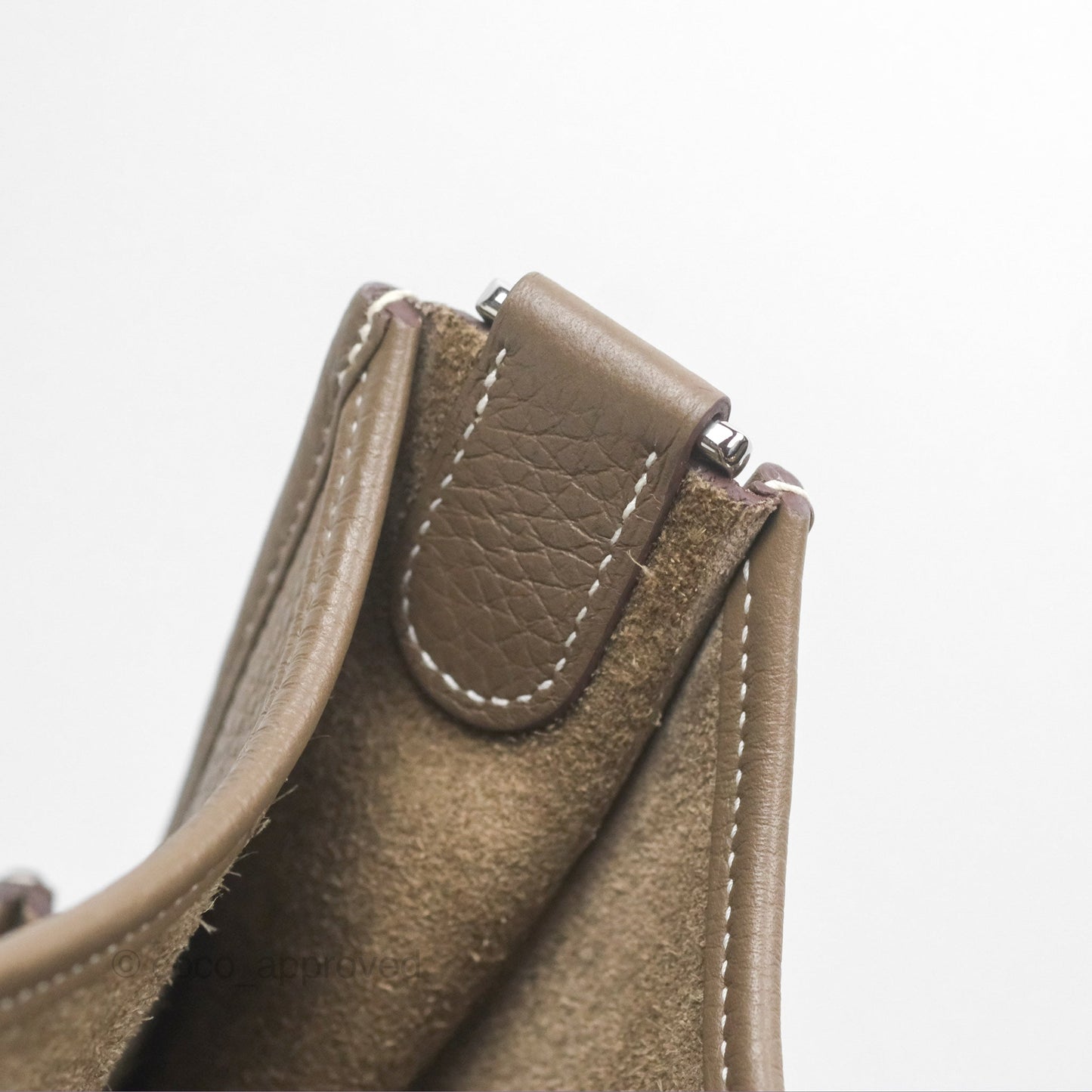 Hermes Evelyne III 29 Etoupe 18 Clemence Palladium Hardware
