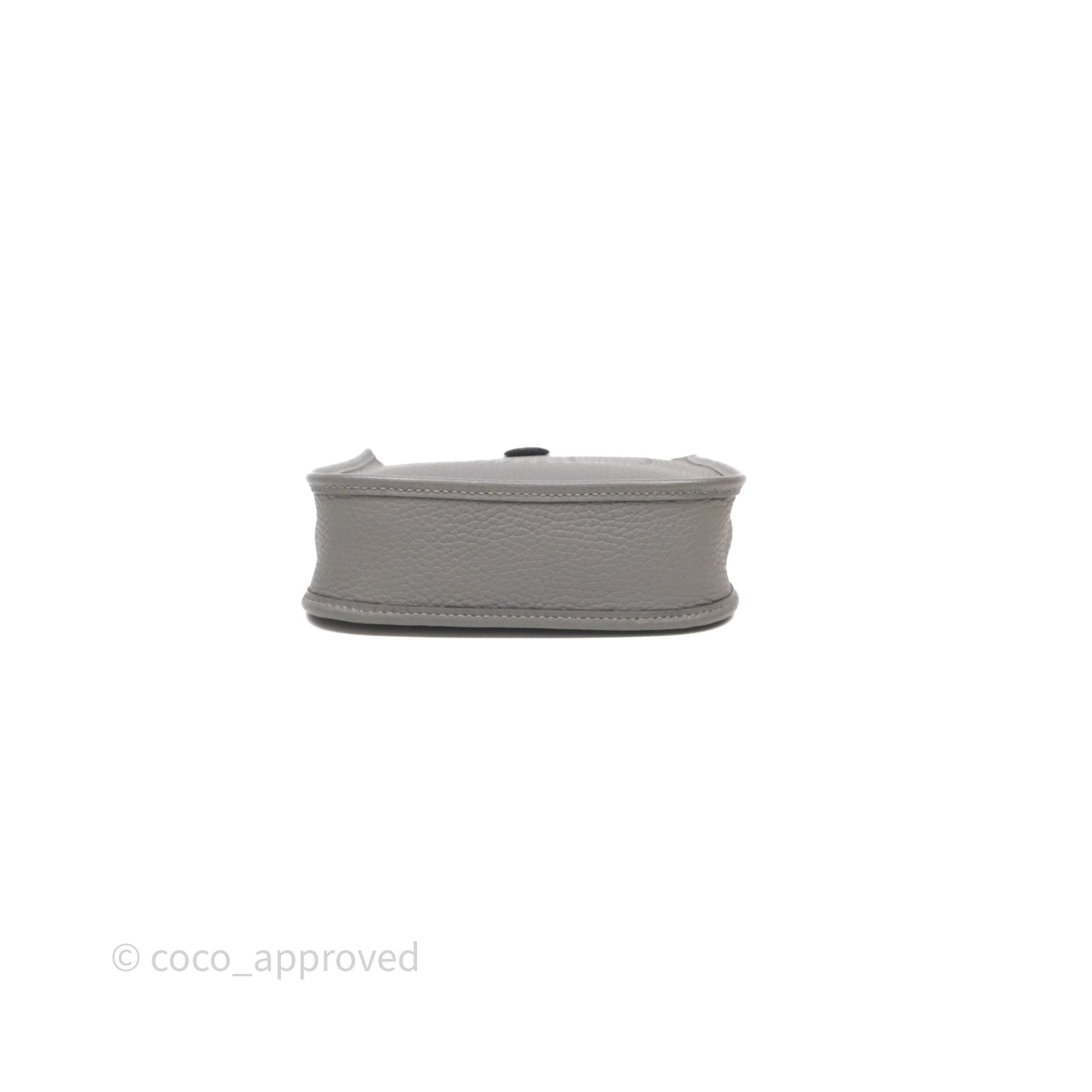 Hermès Mini Evelyne 16 Gris Meyer 0L Clemence Gold Hardware
