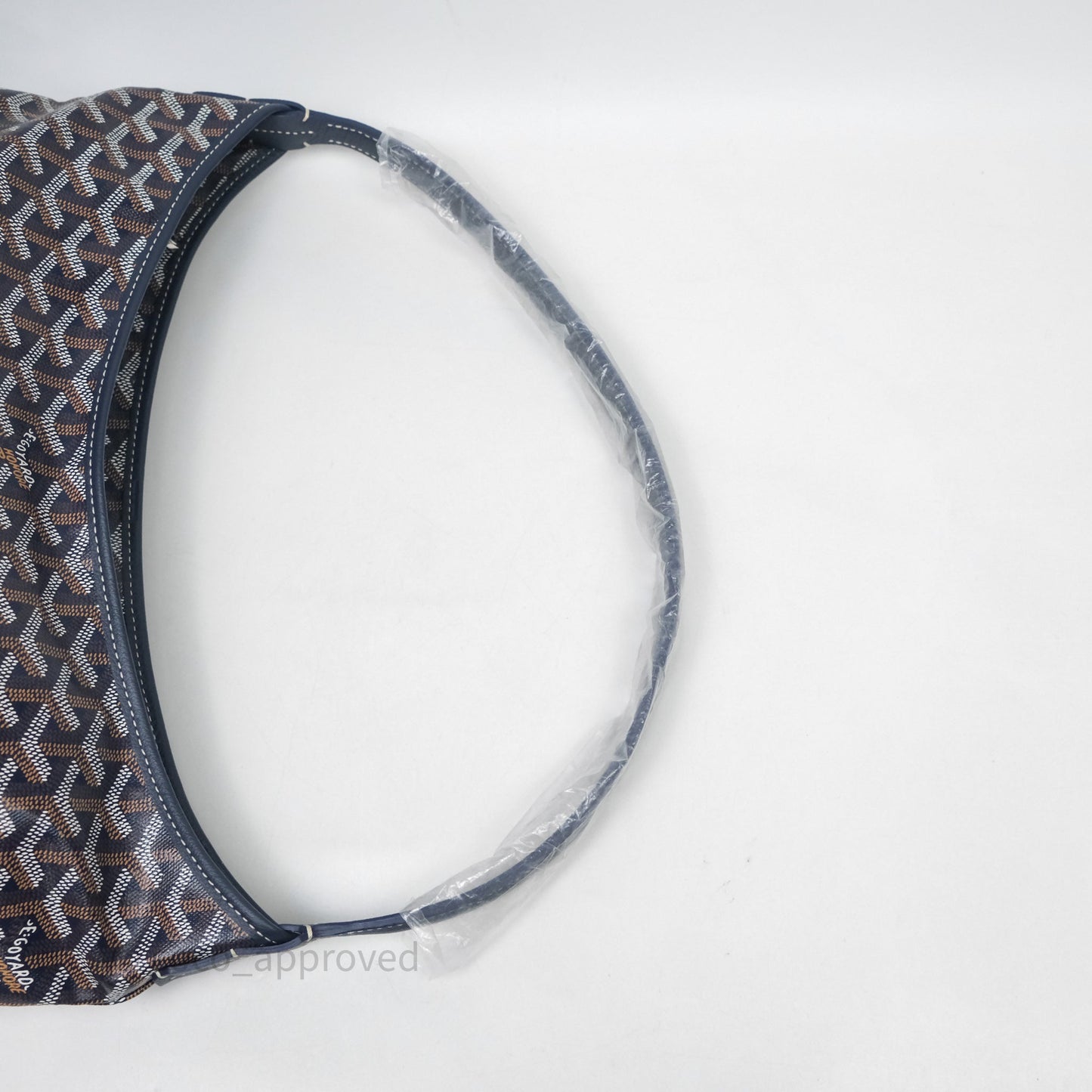 Goyard Bohème Hobo Bag Navy Goyardine Canvas