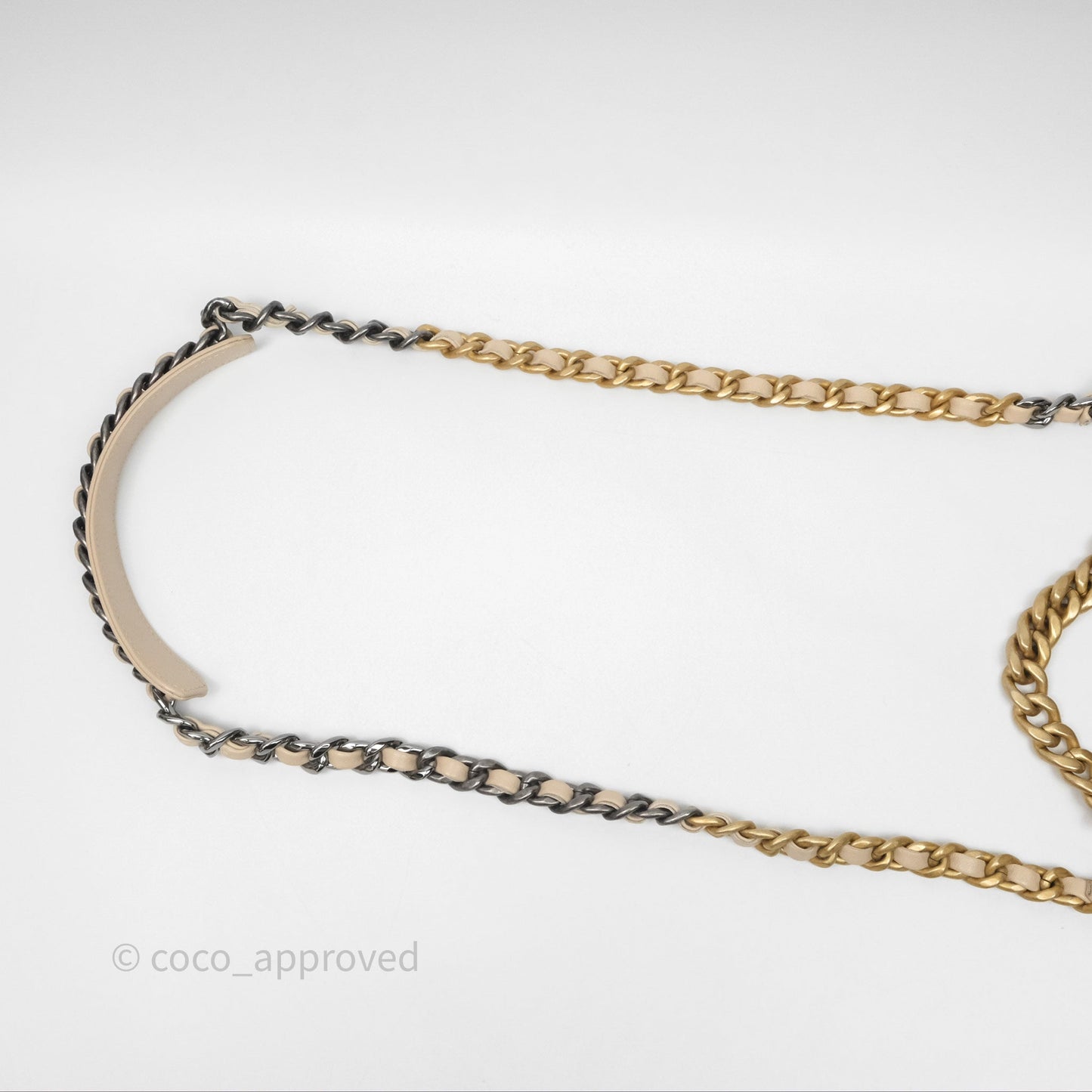 Chanel 19 Small Beige Mixed Hardware
